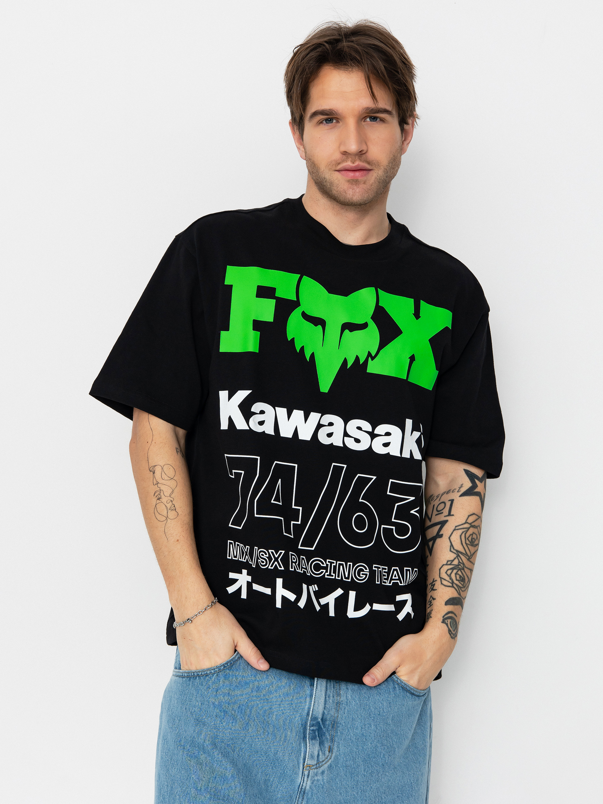 Fox T-Shirt Kawi Oversized - black (black)