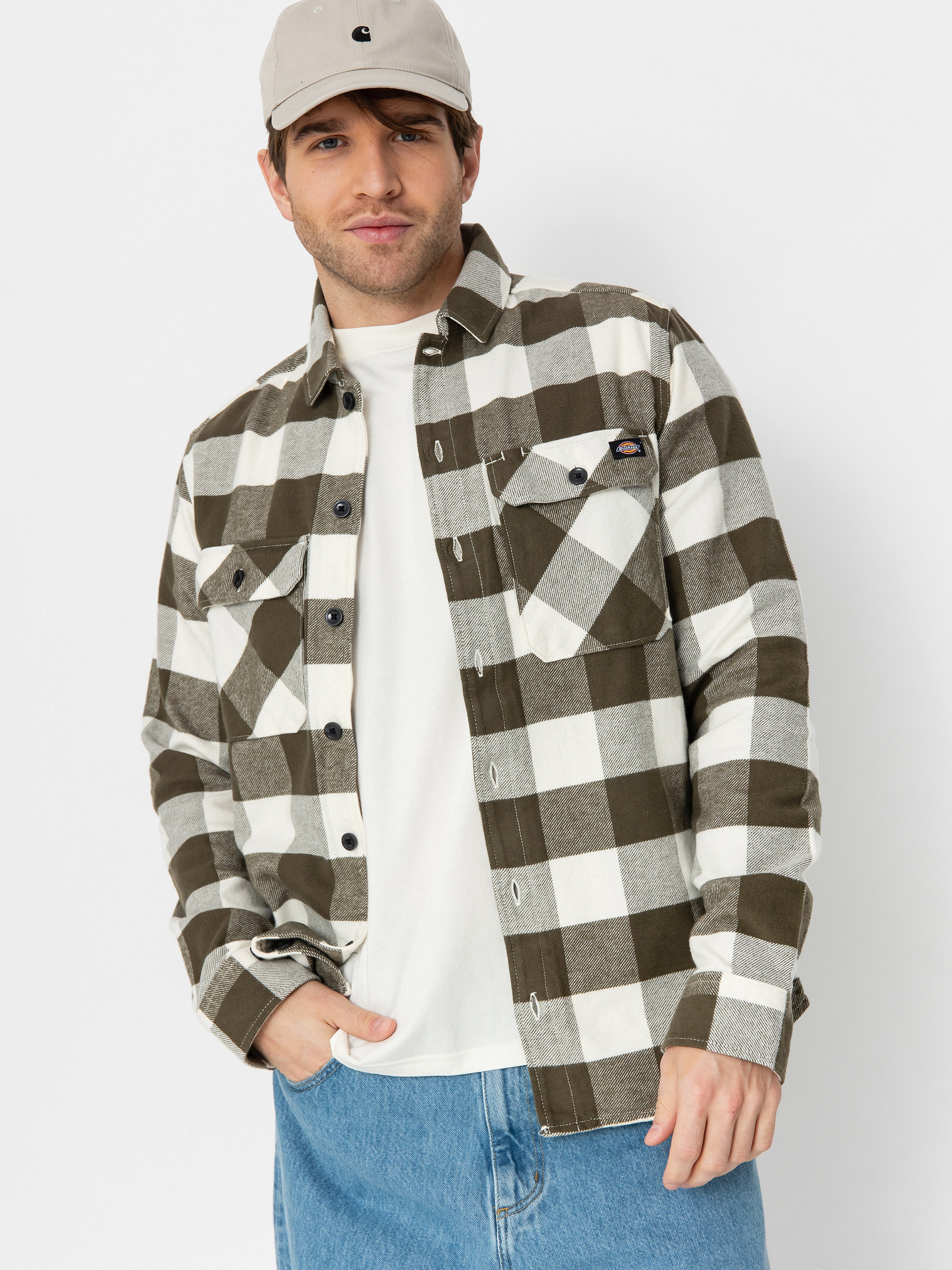 Dickies New Sacramento Hemd (egret)