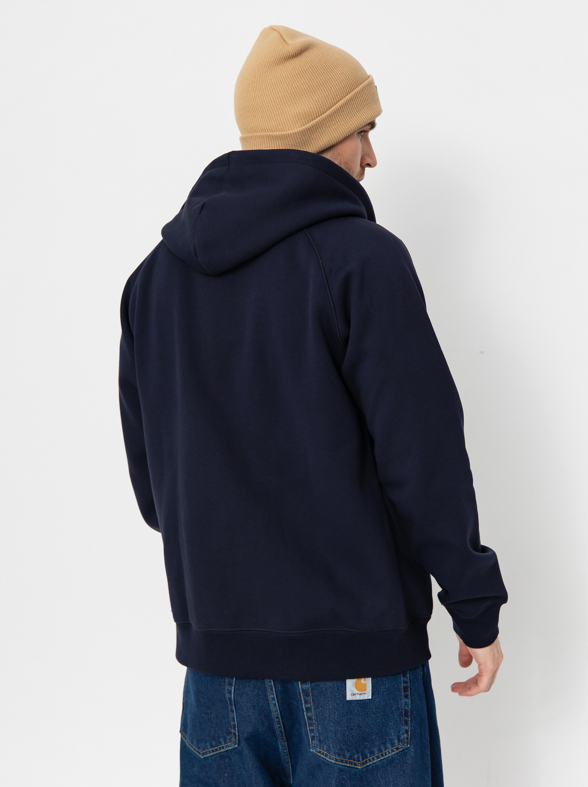 Carhartt WIP Chase ZHD Hoodie (dark navy/gold)