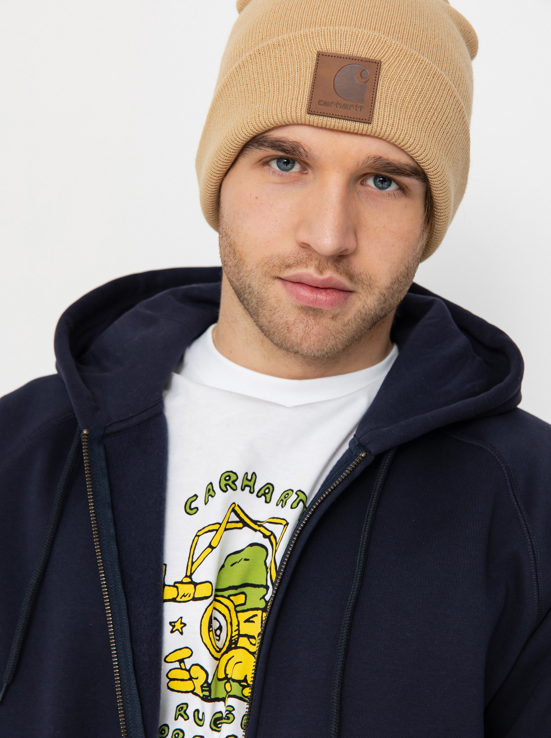 Carhartt WIP Chase ZHD Hoodie (dark navy/gold)