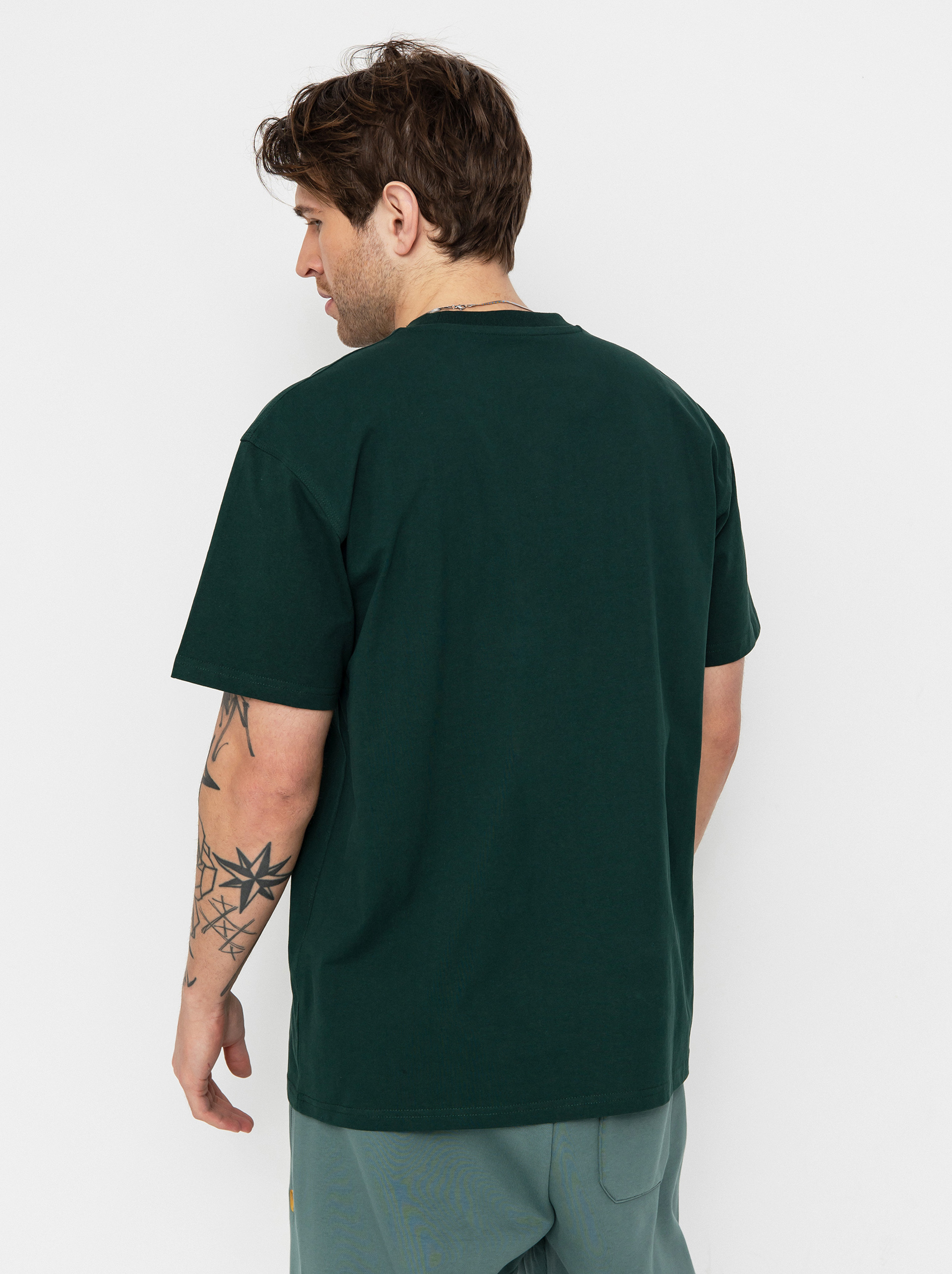 Carhartt WIP American Script T-Shirt (conifer)