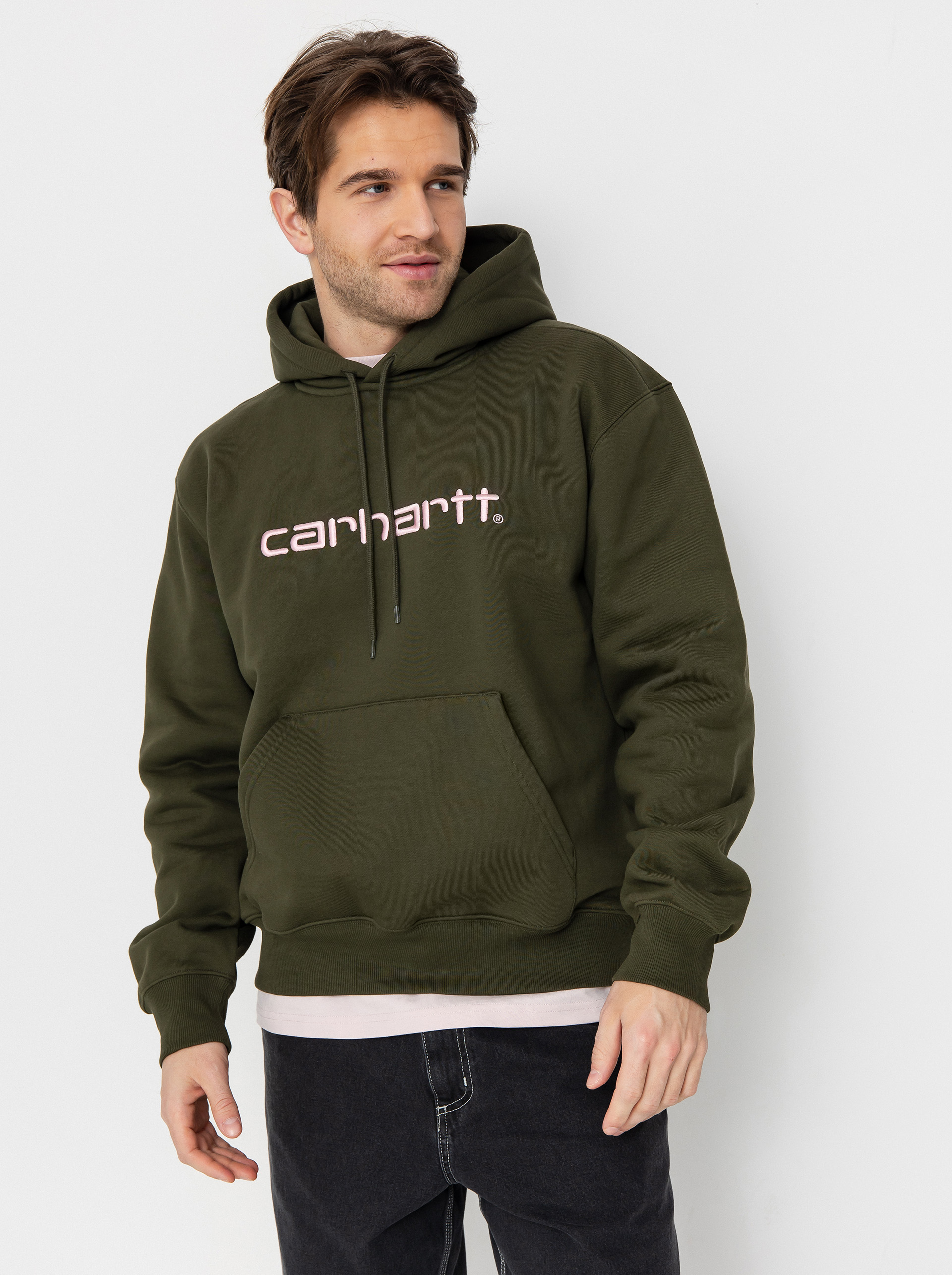 Carhartt WIP Carhartt HD Hoodie (turtle/air pink)