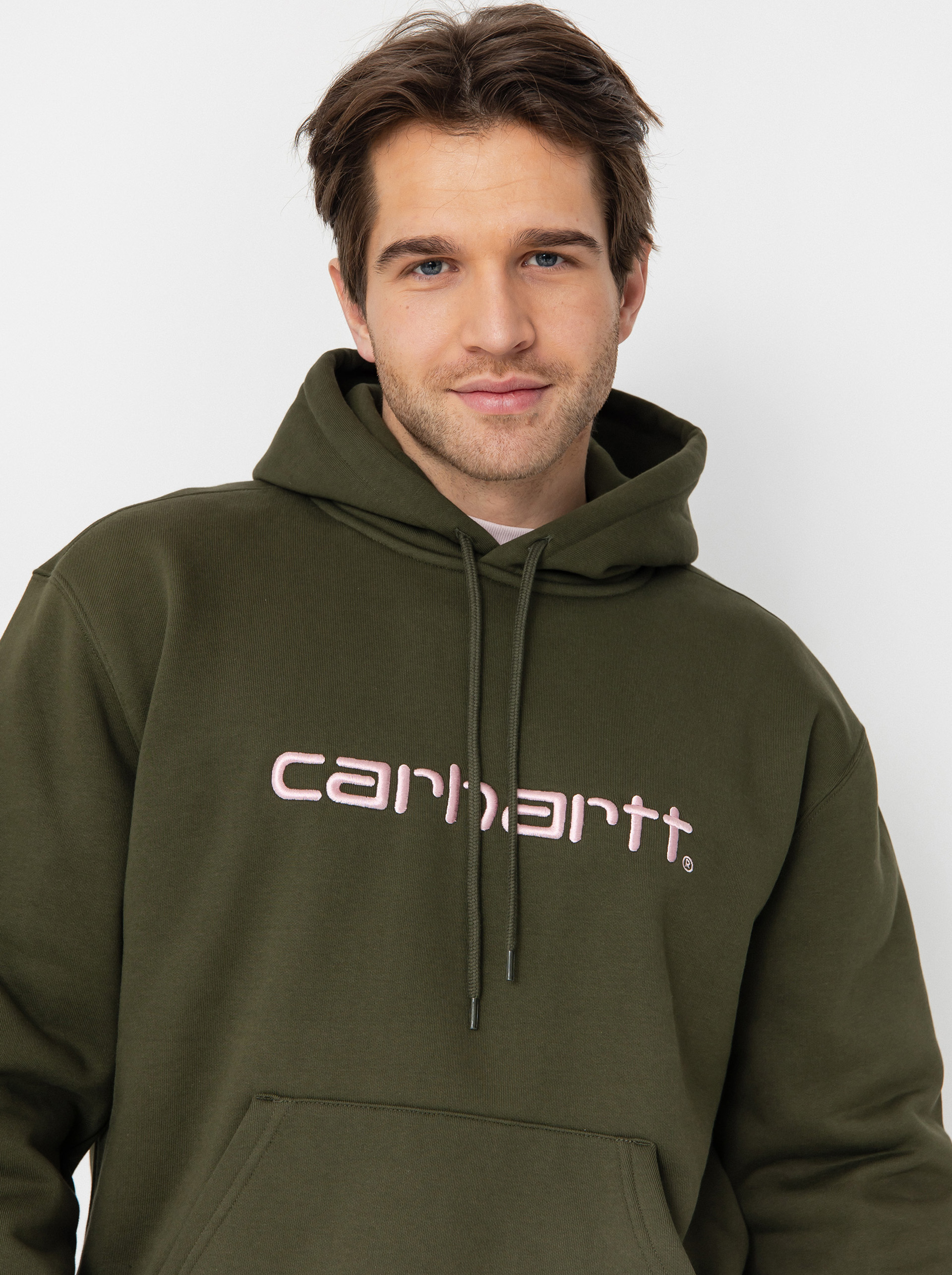 Carhartt WIP Carhartt HD Hoodie (turtle/air pink)
