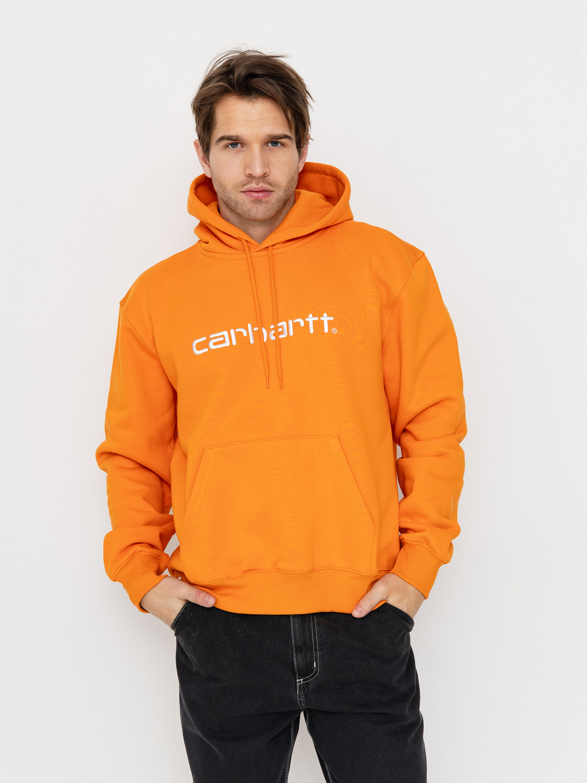 Carhartt WIP Carhartt HD Hoodie (pumpkin/white)