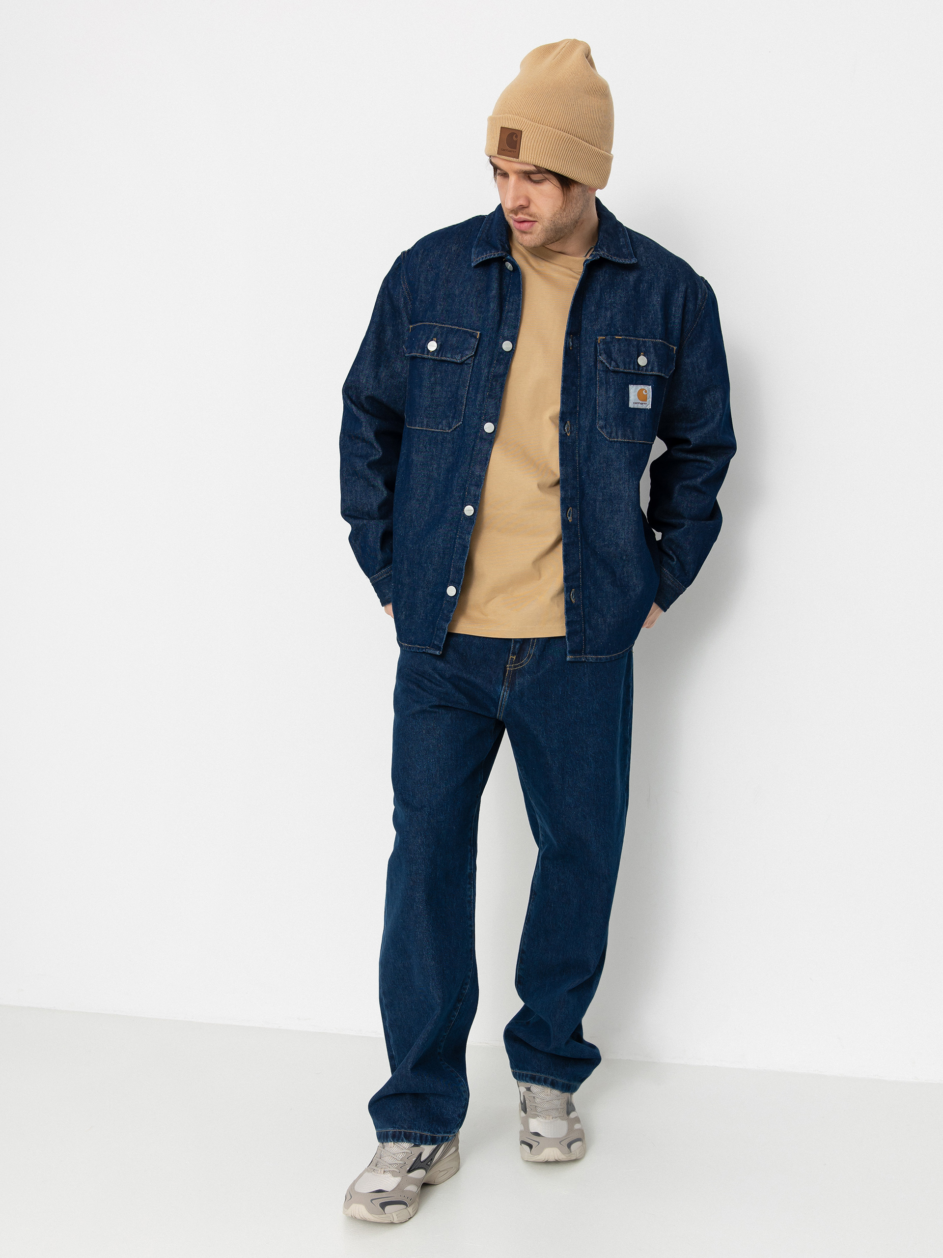 Carhartt WIP Harvey Hemd (blue)