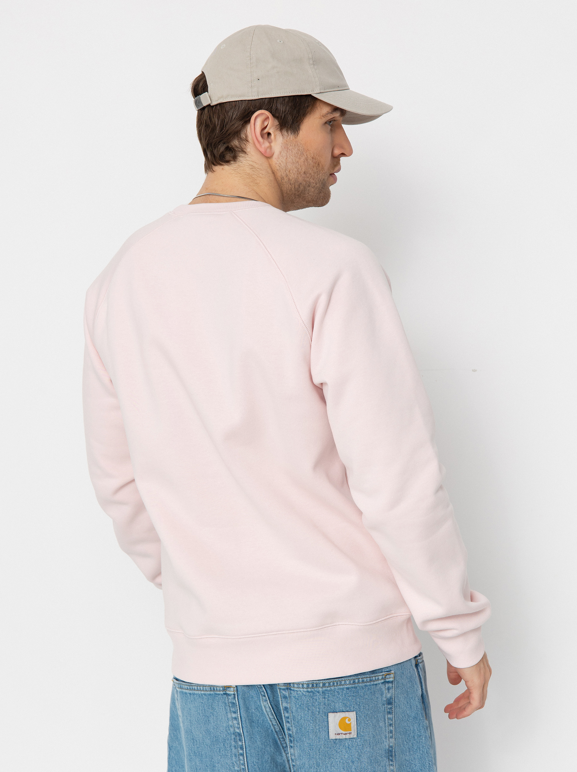 Carhartt WIP Chase Sweatshirt (air pink/gold)
