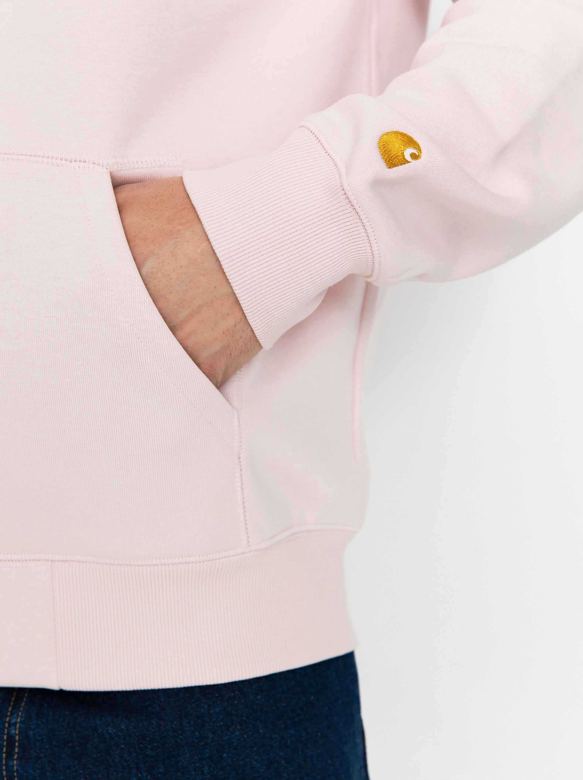 Carhartt WIP Chase ZHD Hoodie - pink (air pink/gold)