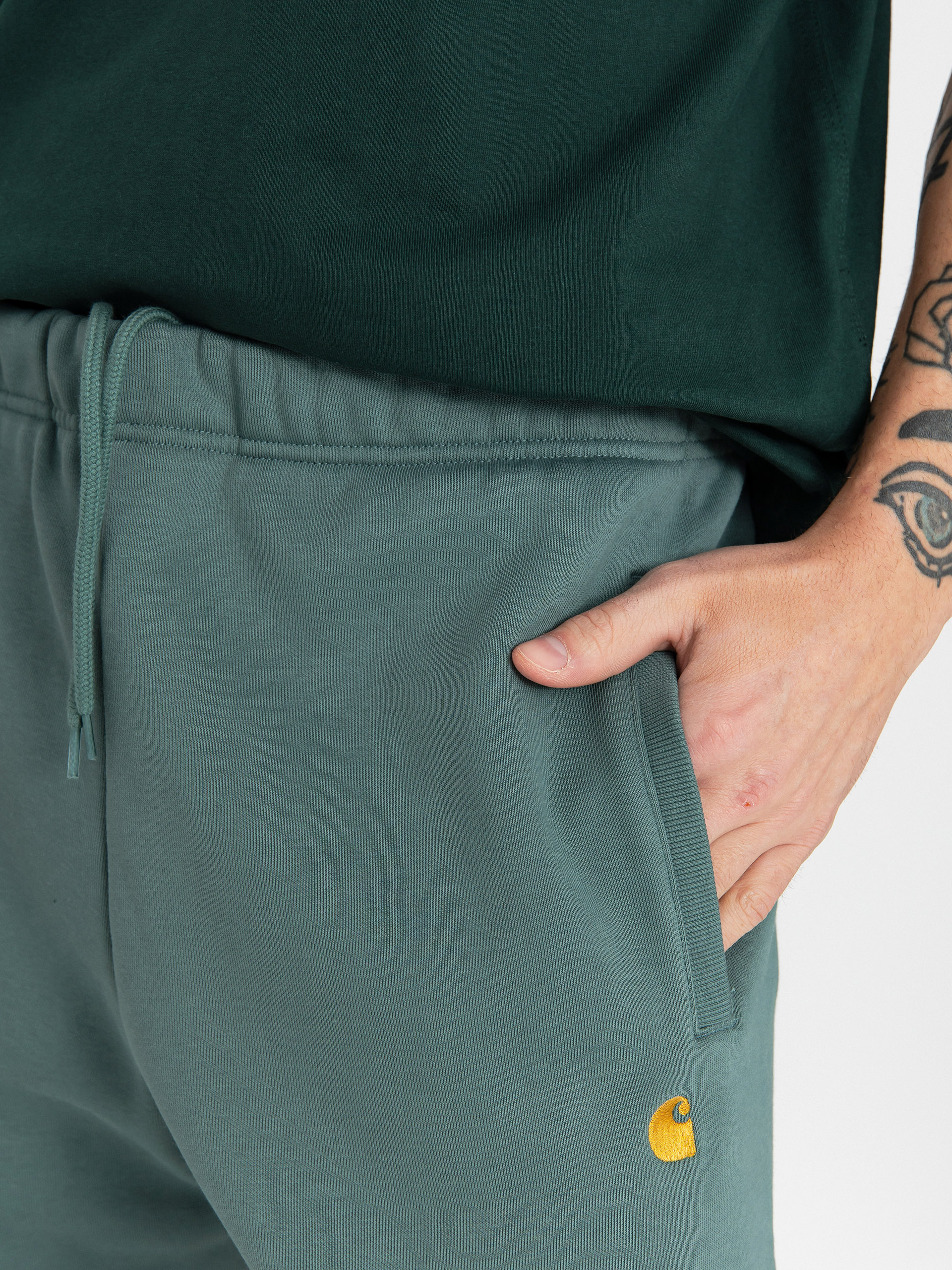 Carhartt WIP Chase Pants (silver pine/gold)