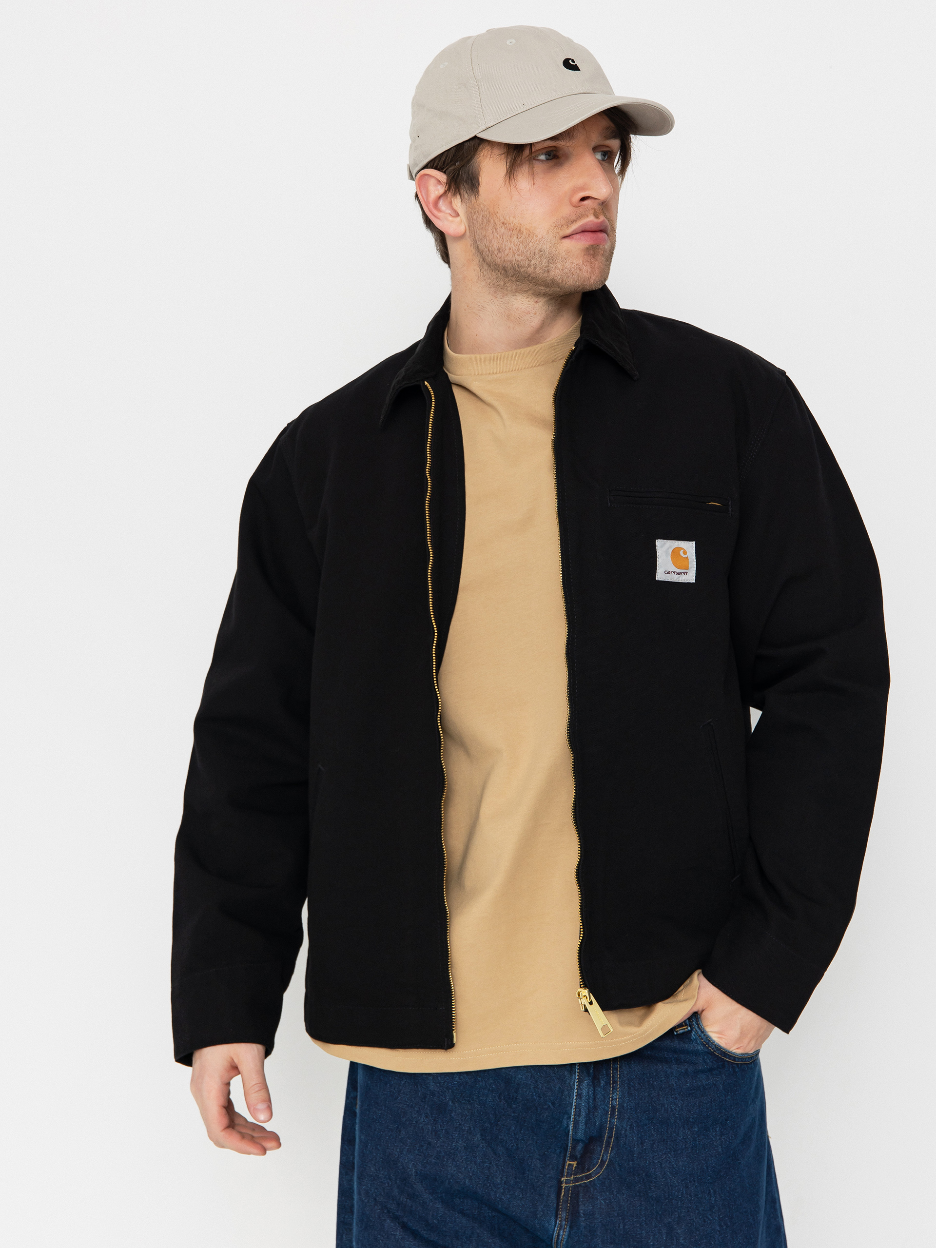 【誠実】 Carhartt WIP Detroit Jacket - black (black/black) ジャケット・アウター