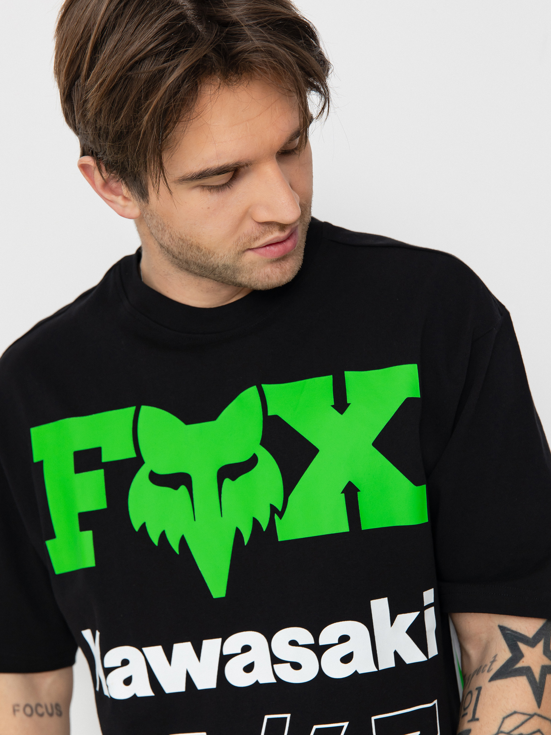 Fox T-Shirt Kawi Oversized - black (black)