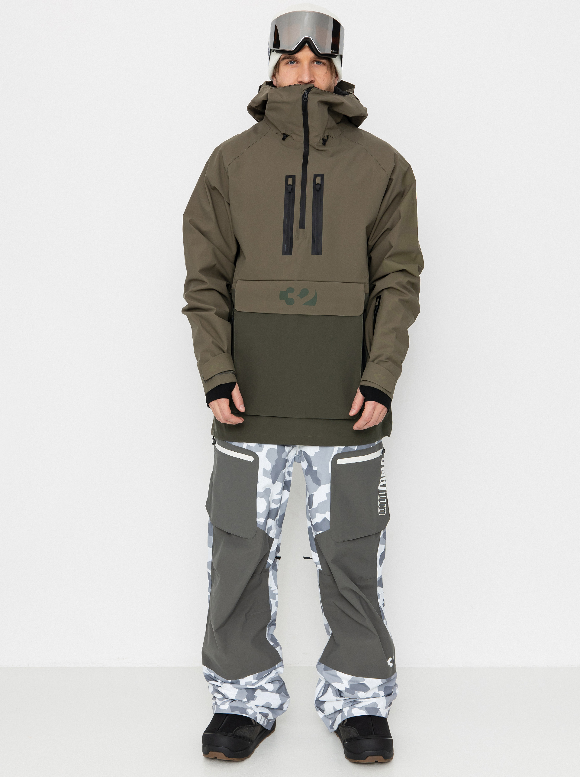 ThirtyTwo Snowboard Jacke Light Anorak (military)