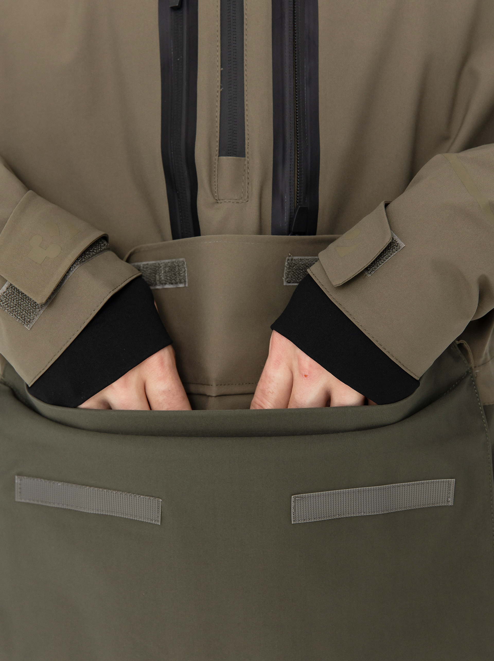 Mens ThirtyTwo Snowboard jacket Light Anorak (military)