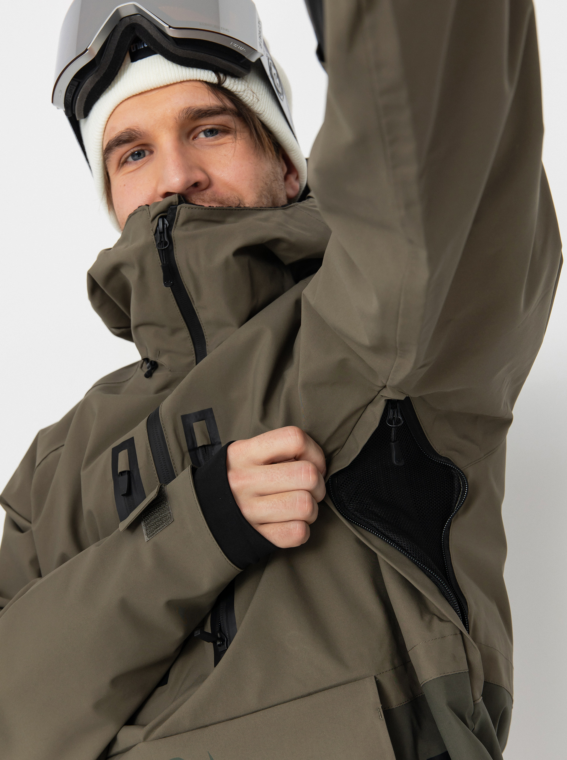ThirtyTwo Snowboard jacket Light Anorak - green (military)