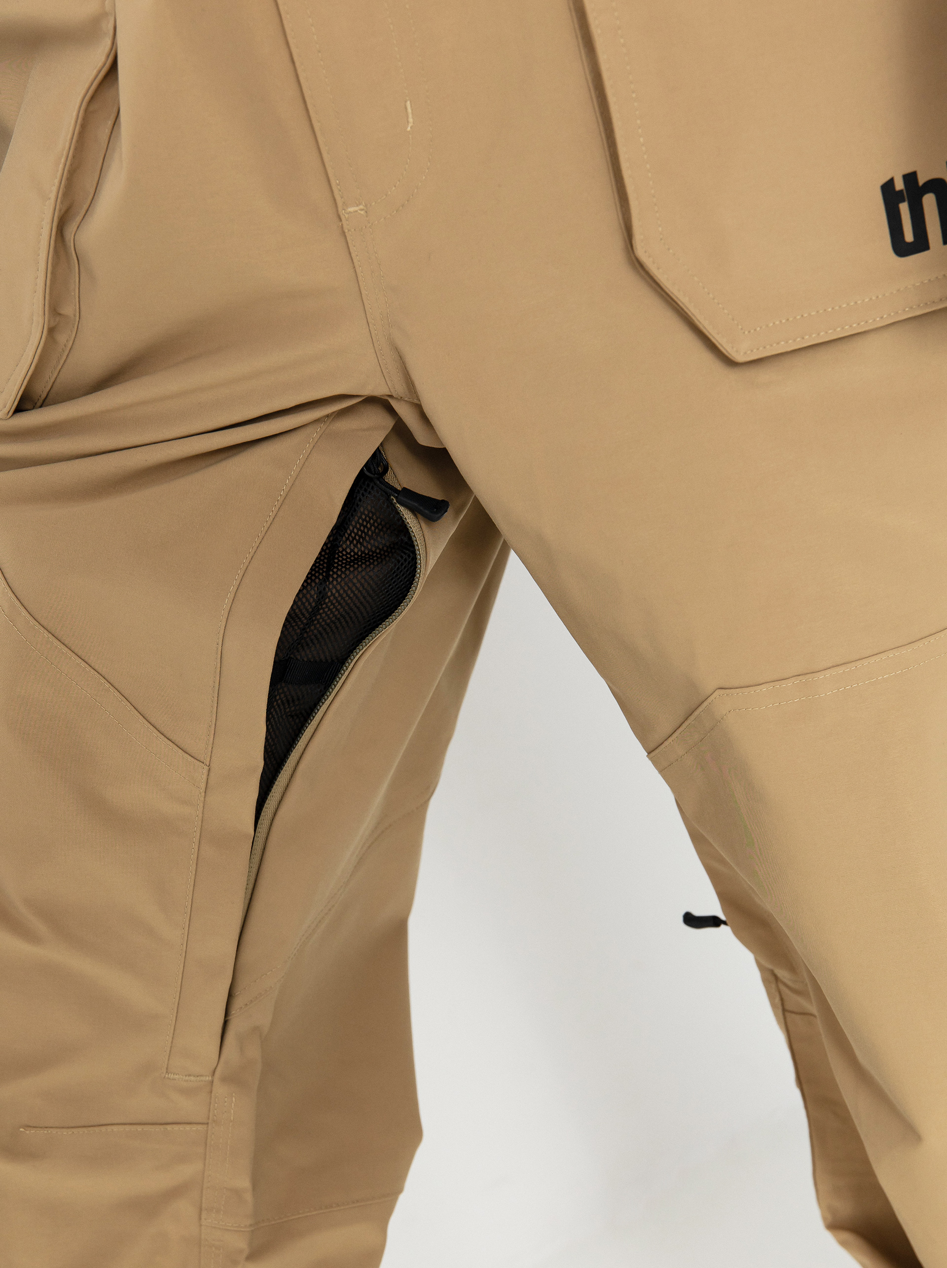 Mens ThirtyTwo Snowboard pants Basement Bib (khaki)