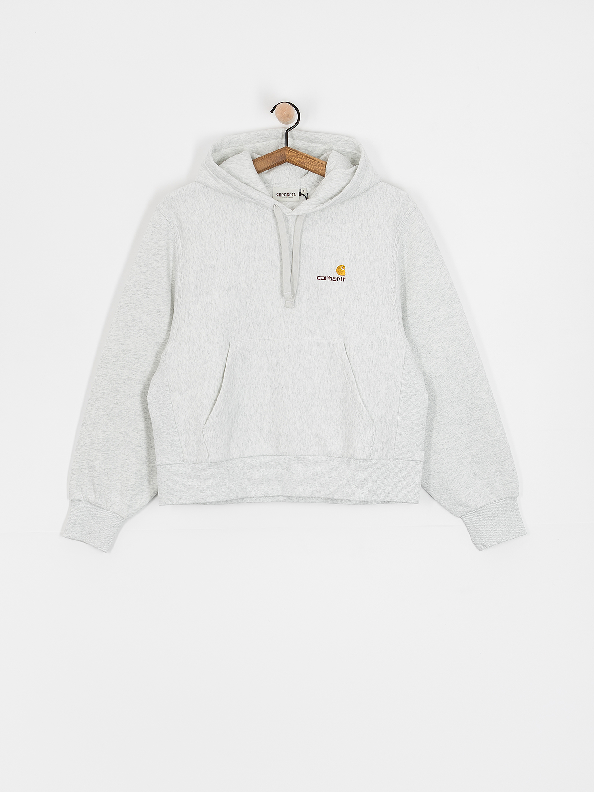 Carhartt WIP American Script HD Wmn Hoodie (ash heather)