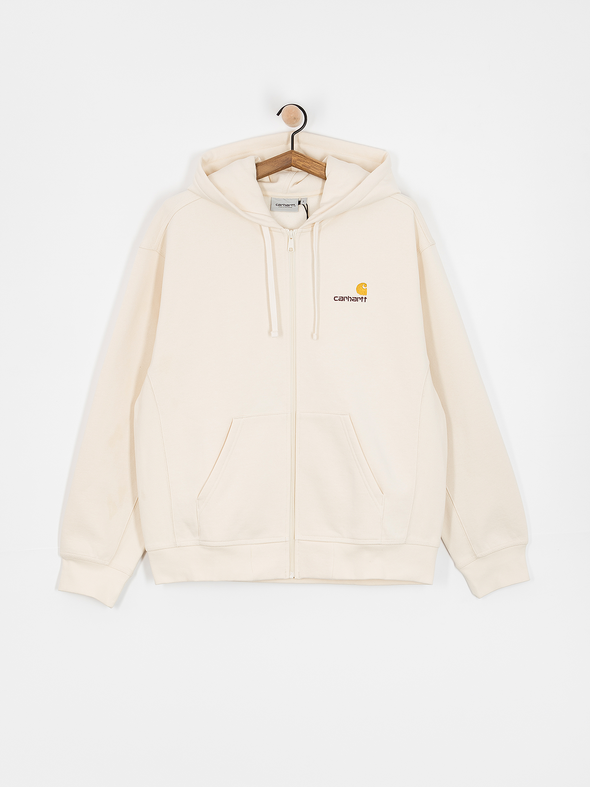Carhartt WIP American Script ZHD Hoodie - beige (natural)