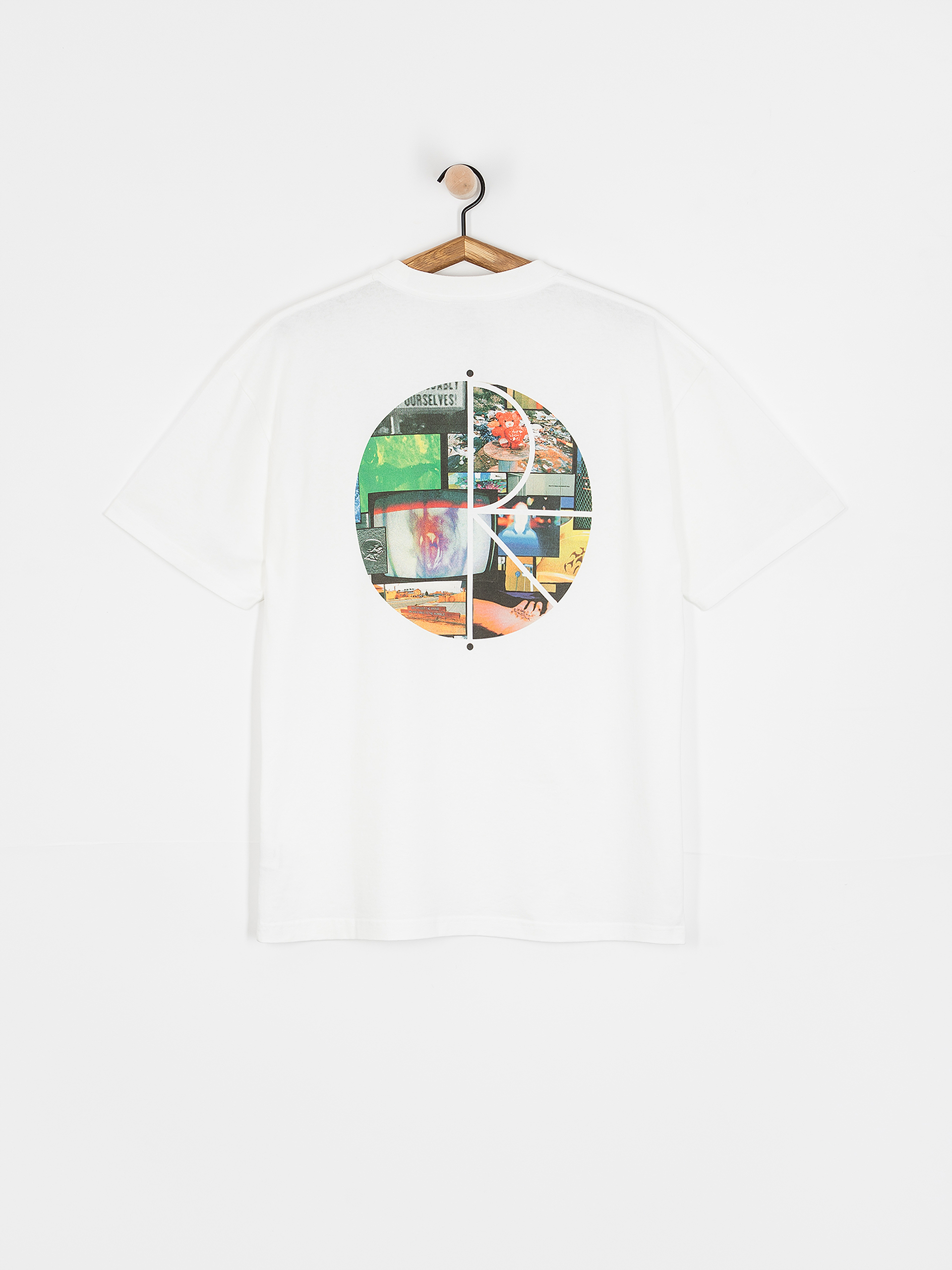 Polar Skate Fill Logo Ourselves Collage T-Shirt (white)