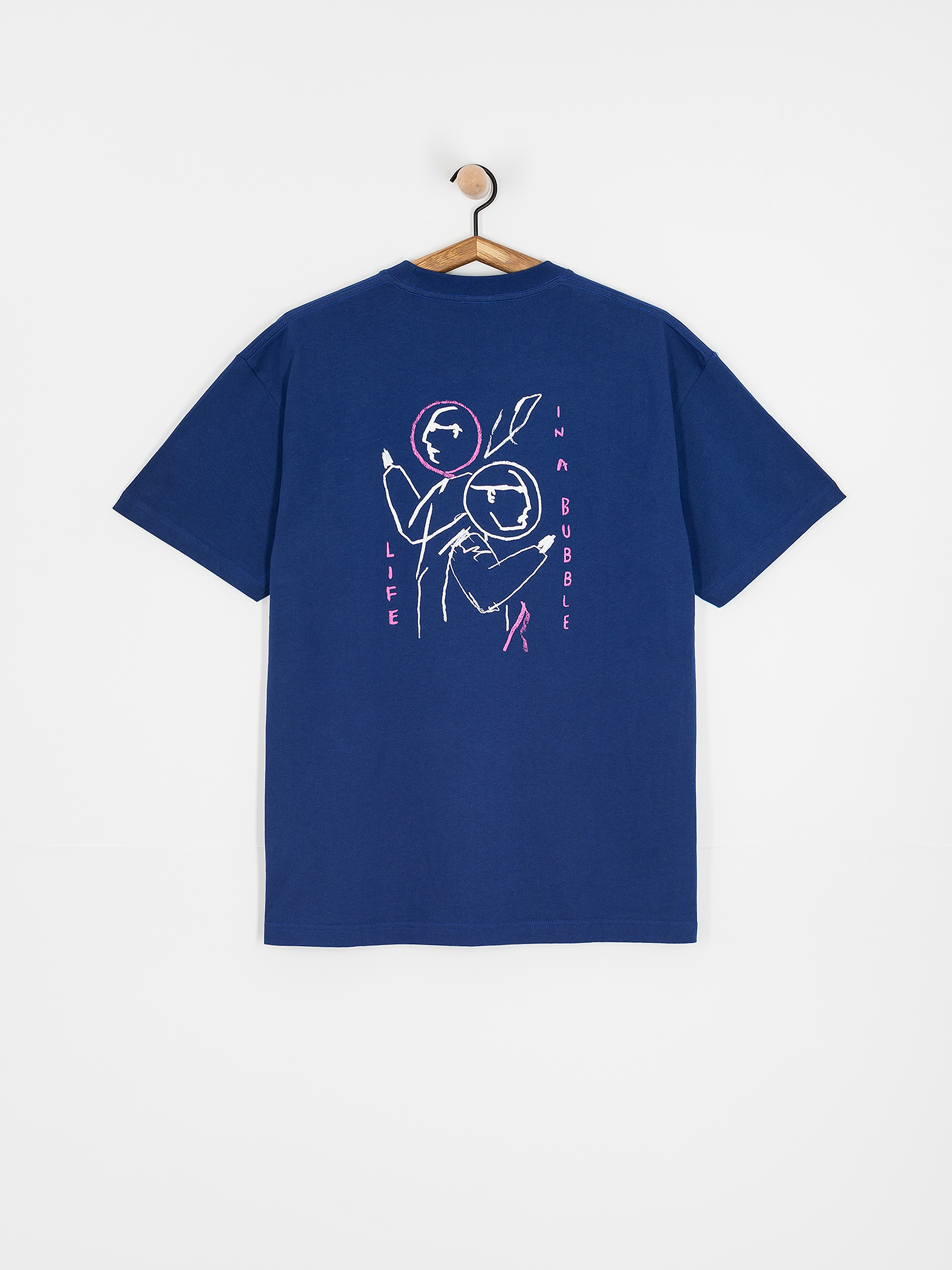 Polar Skate Life In a Bubble T-Shirt (deep royal blue)