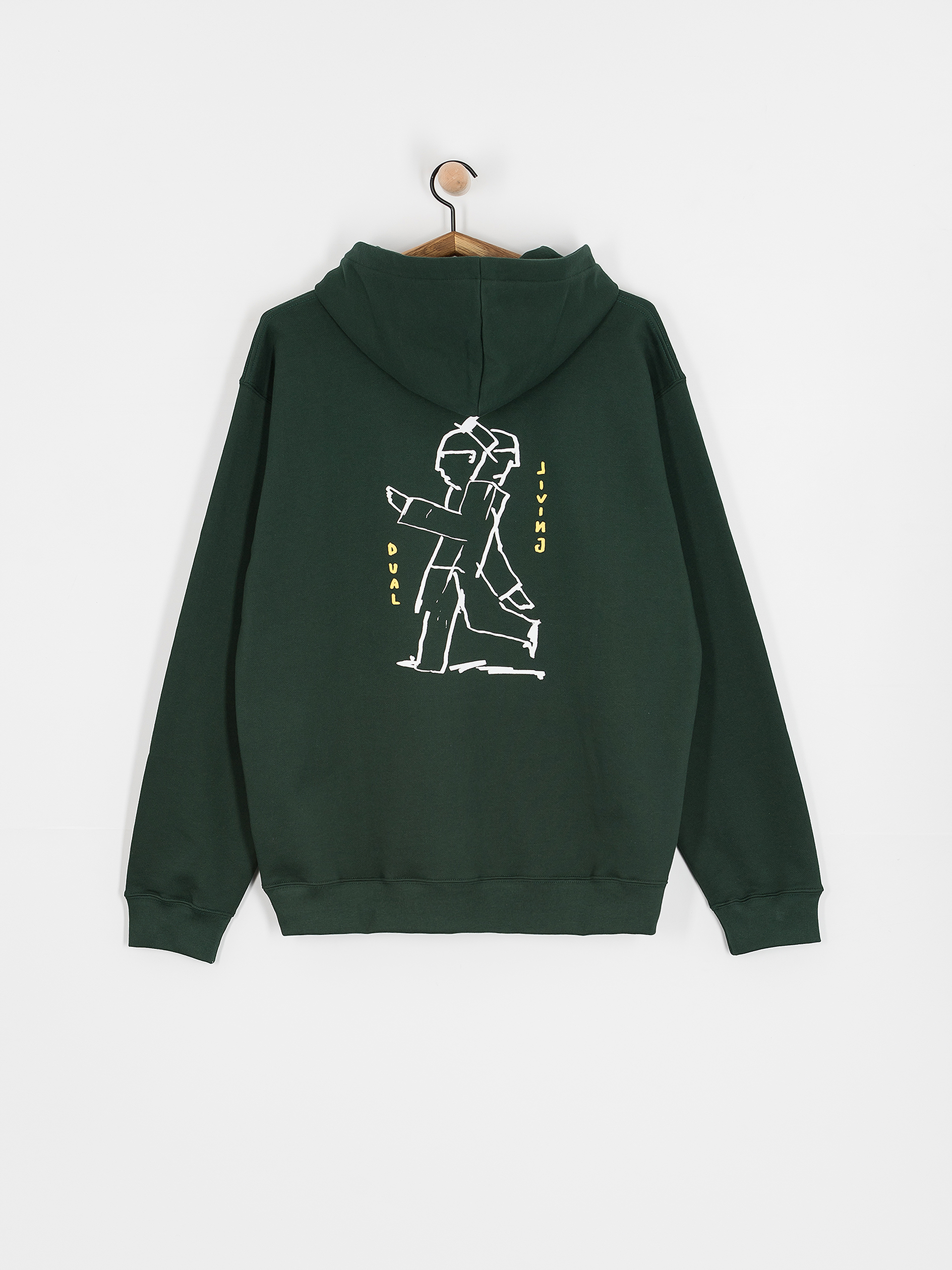 Polar Skate Dave Dual Living HD Hoodie (dark green)