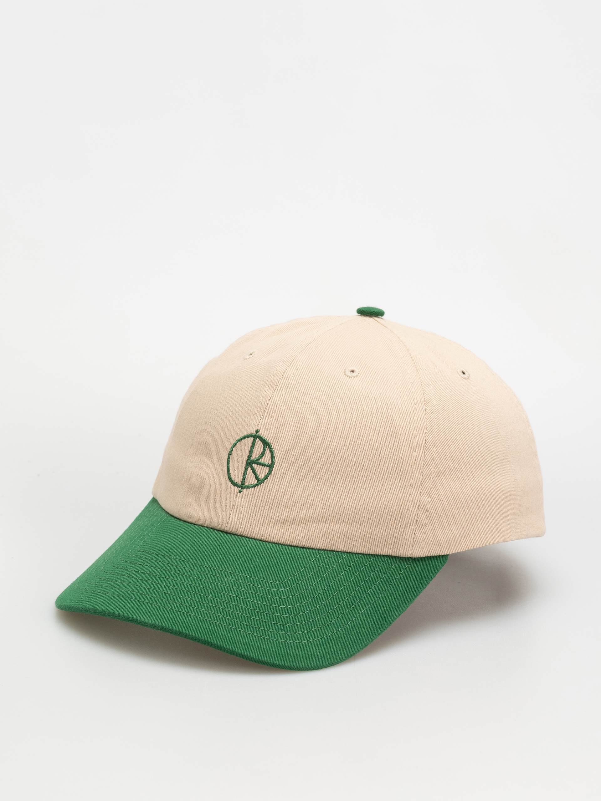 Polar Skate Sai Stroke Logo Cap (ecru/green)