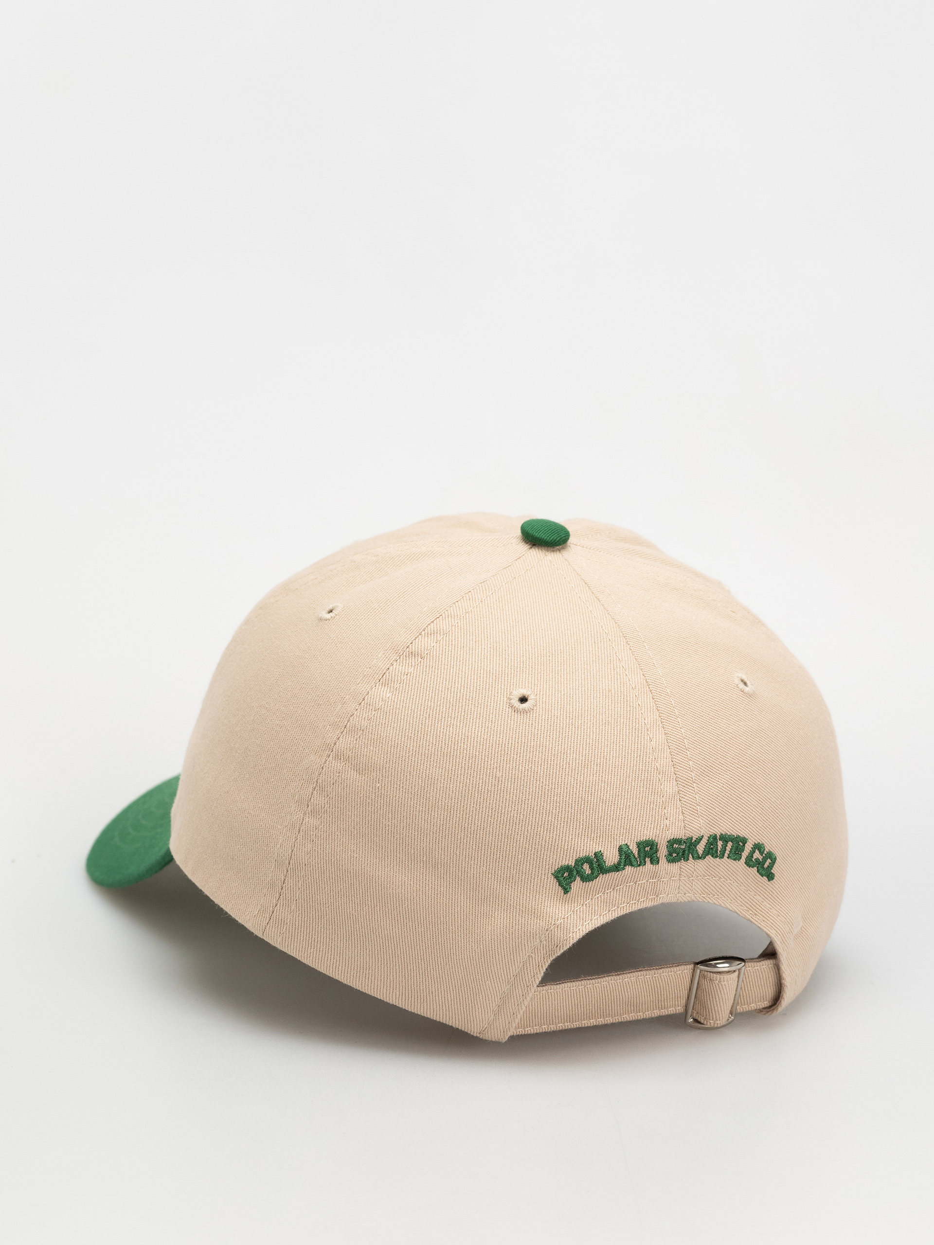 Polar Skate Sai Stroke Logo Cap (ecru/green)
