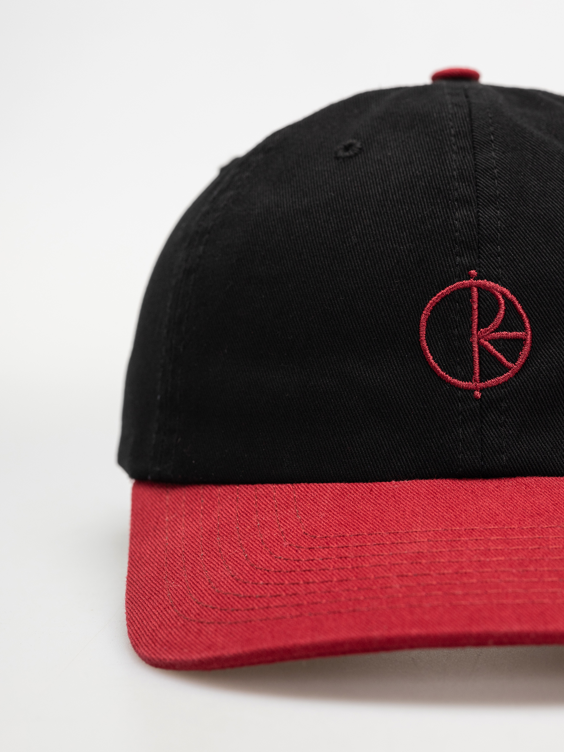 Polar Skate Sai Stroke Logo Cap (black/redcurrant)