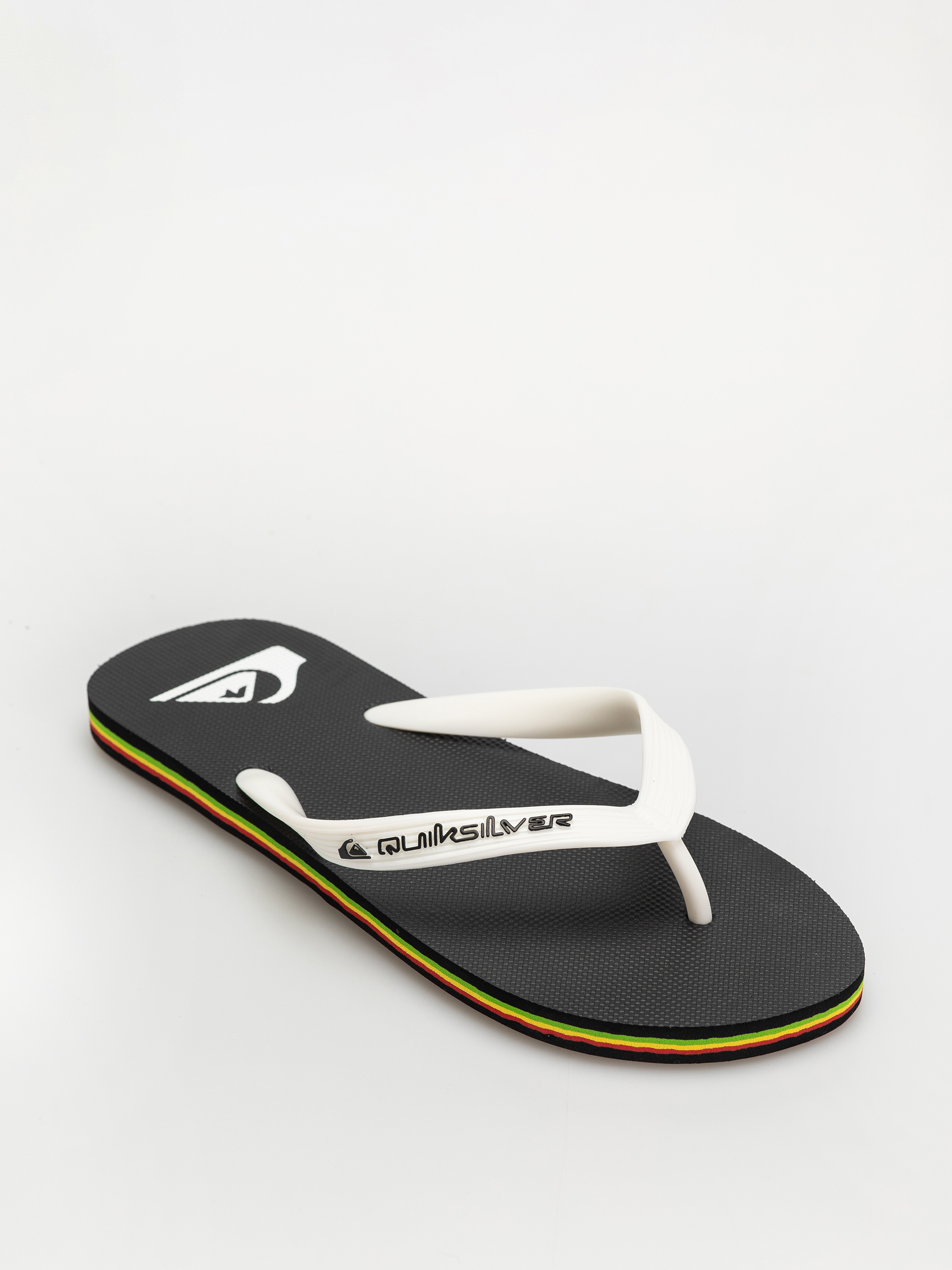 Quiksilver Molokai Core Flip Flops (black/rasta)