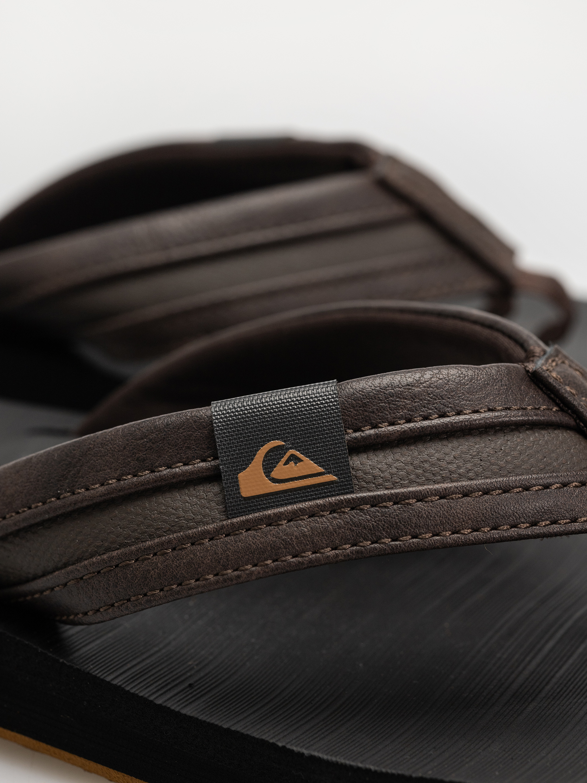 Quiksilver Carver Squish Flip-flops (brown/black/brown)