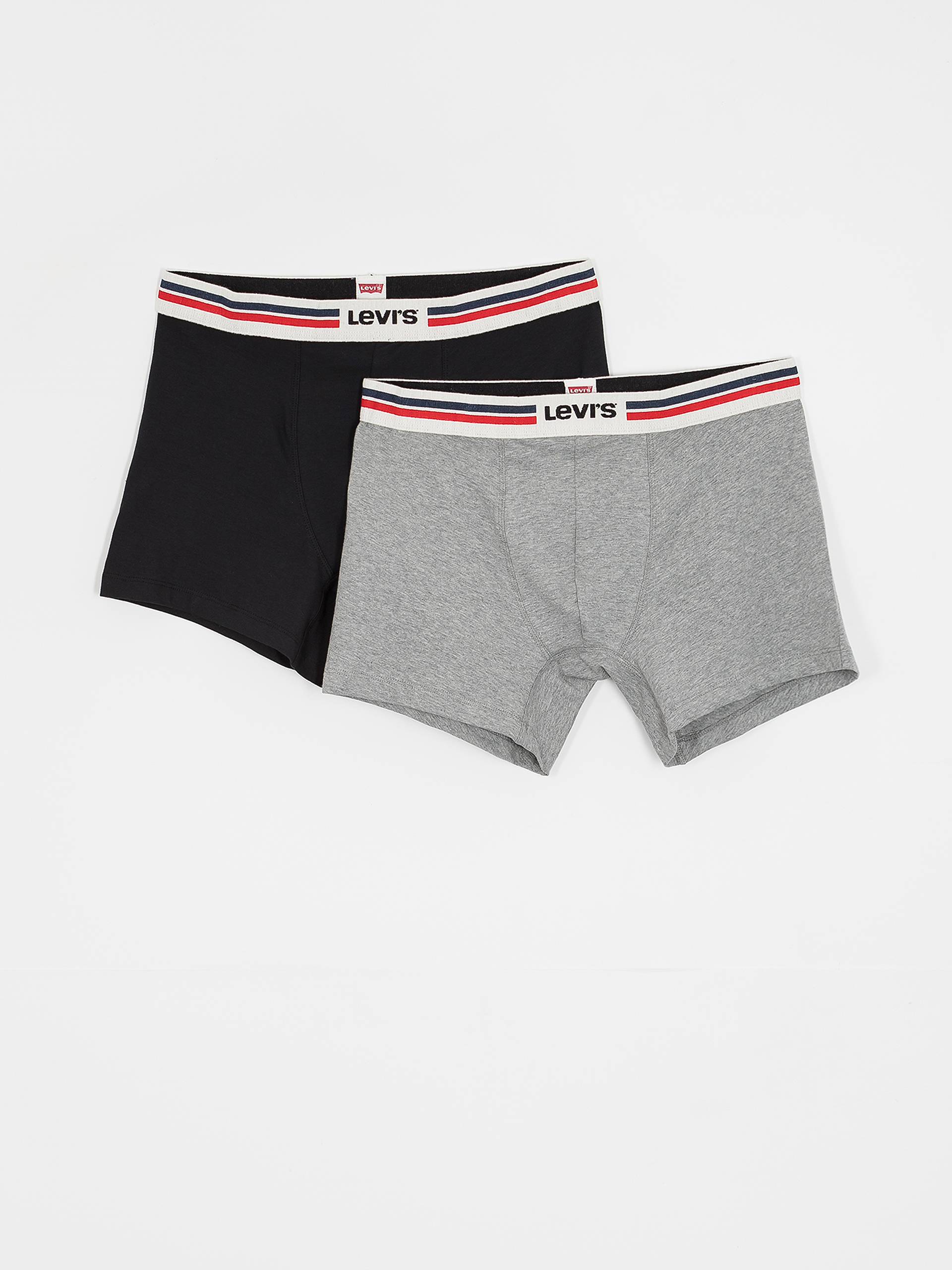 Levi's® Sportswear Logo Boxer Underwear (mid grey melange/black)