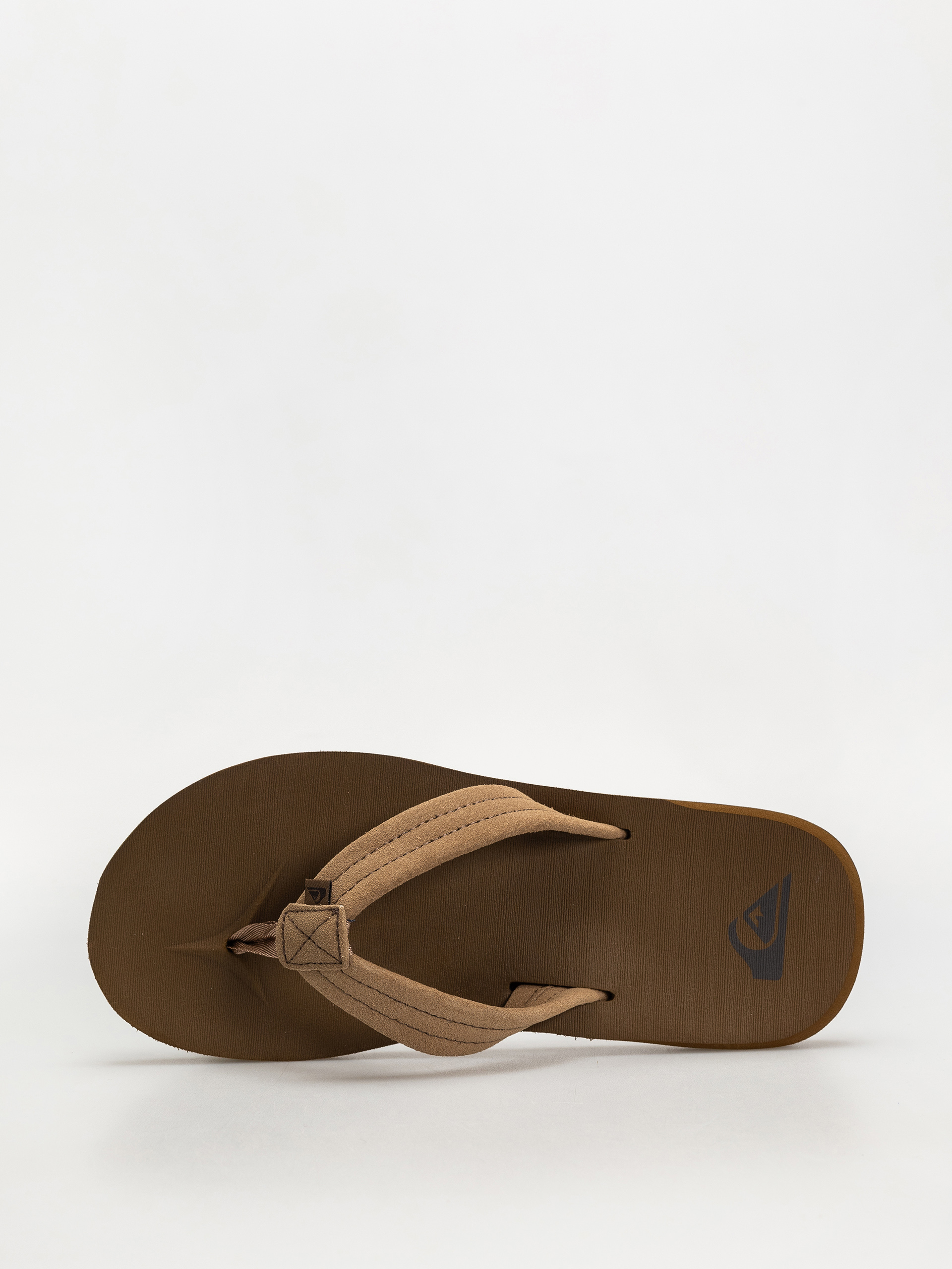 Quiksilver Carver Suede Core Flip-flops (tan 1)
