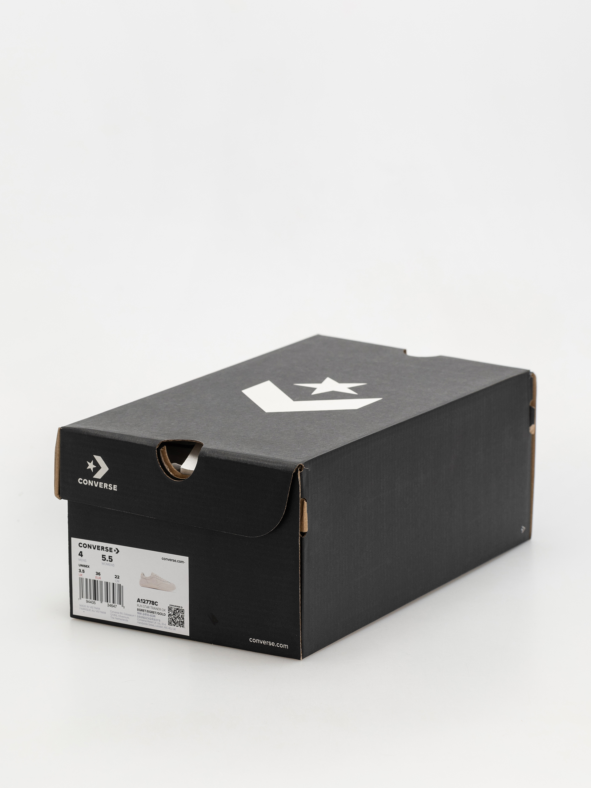 Converse Run Star Trainer Schuhe (egret/egret/gold)