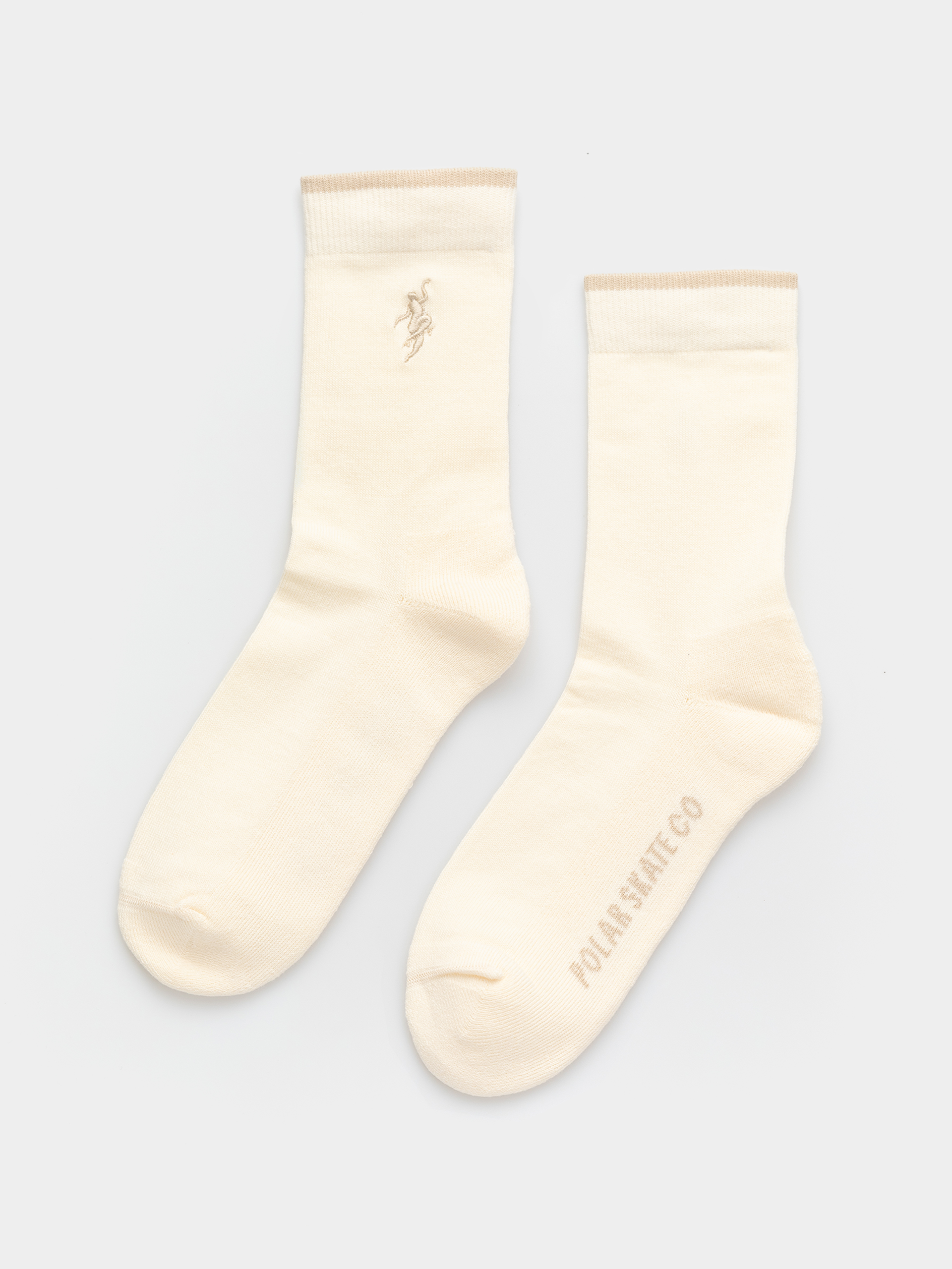 Polar Skate Business No Complies Forever Socks (cloud white)