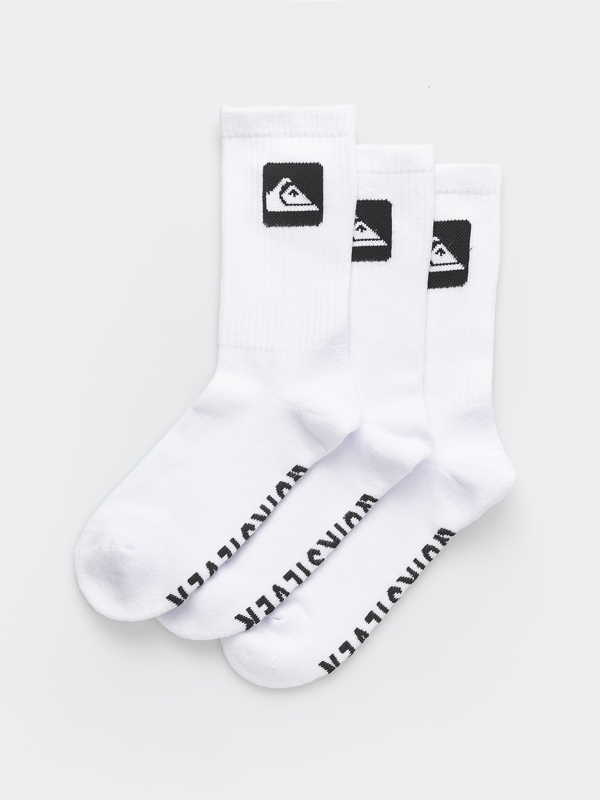 Quiksilver 3 Crew Pack Socken (white)