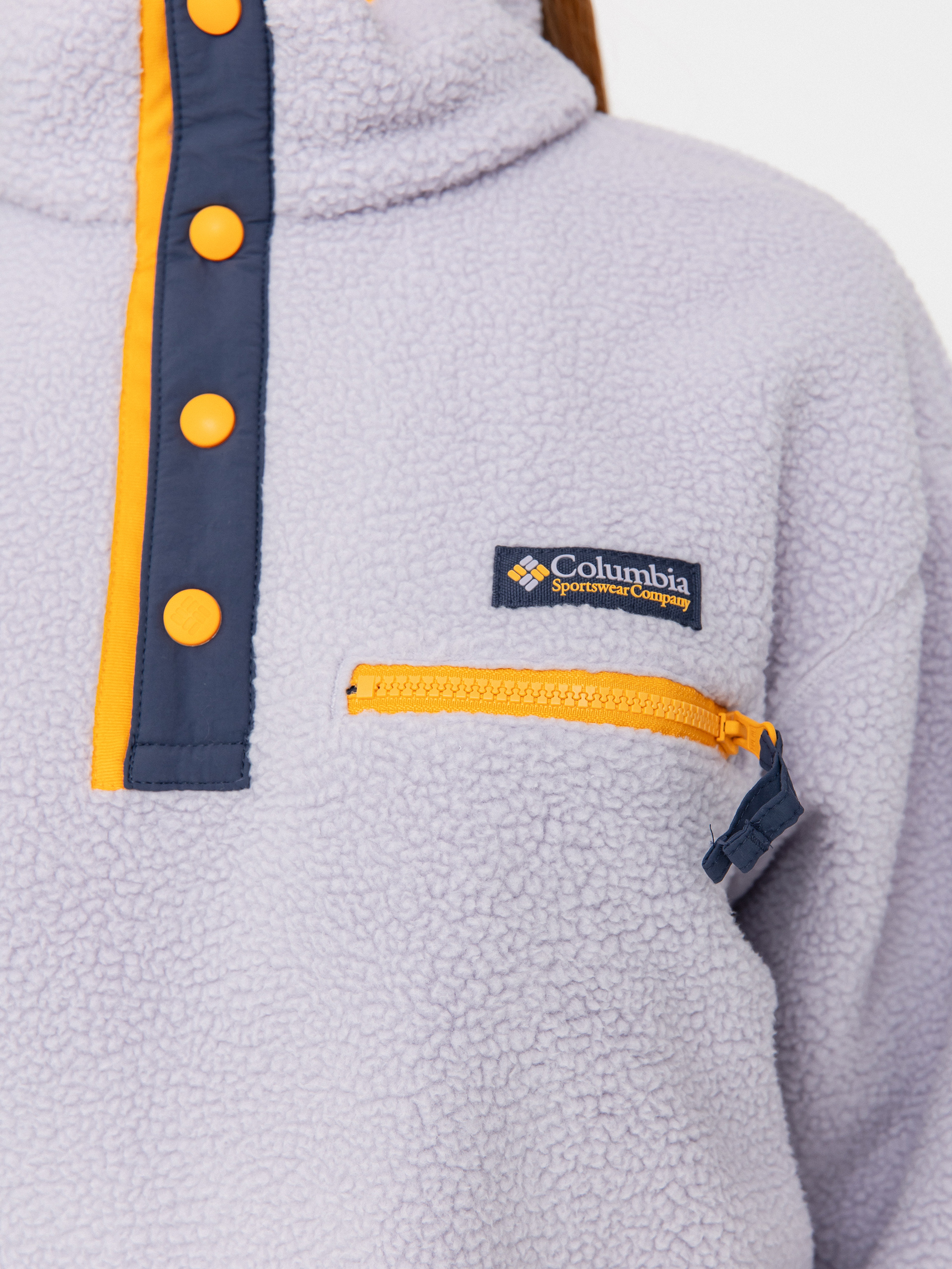 Columbia Helvetia II Cropped Half Snap Wmn Fleece - violet