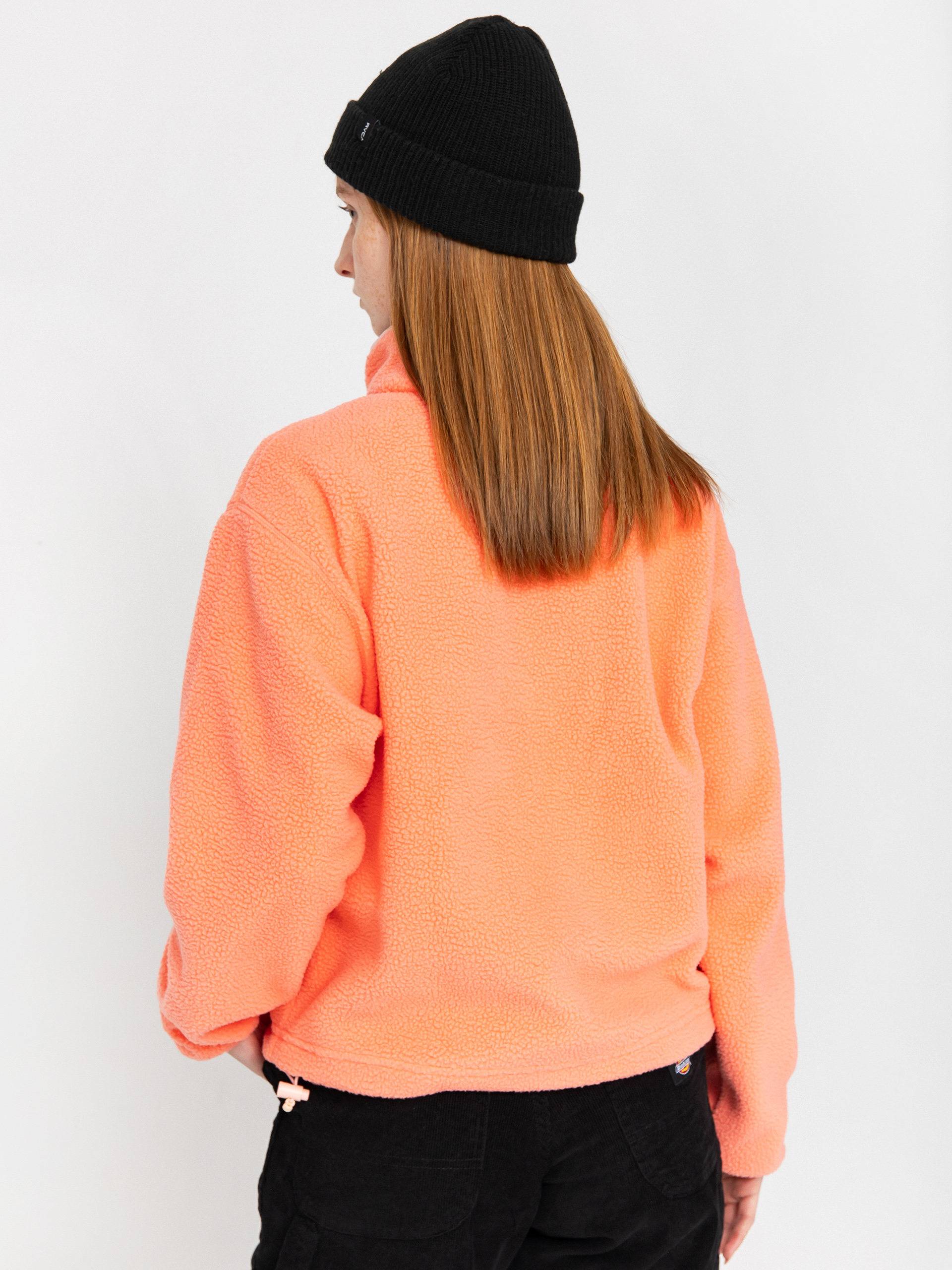 Womens Columbia Helvetia II Cropped Half Snap Fleece  (alpenglow)