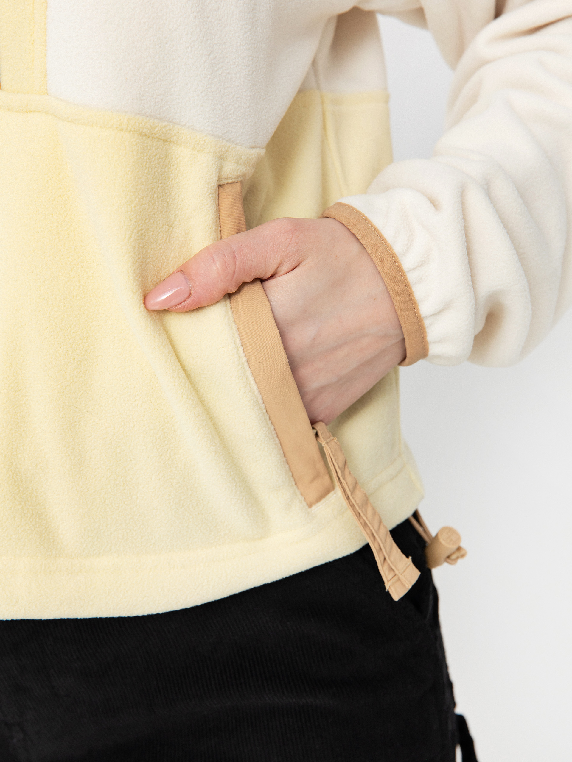 Womens Columbia Backbowl II Full Zip Fleece  (chalk/lemon wa)