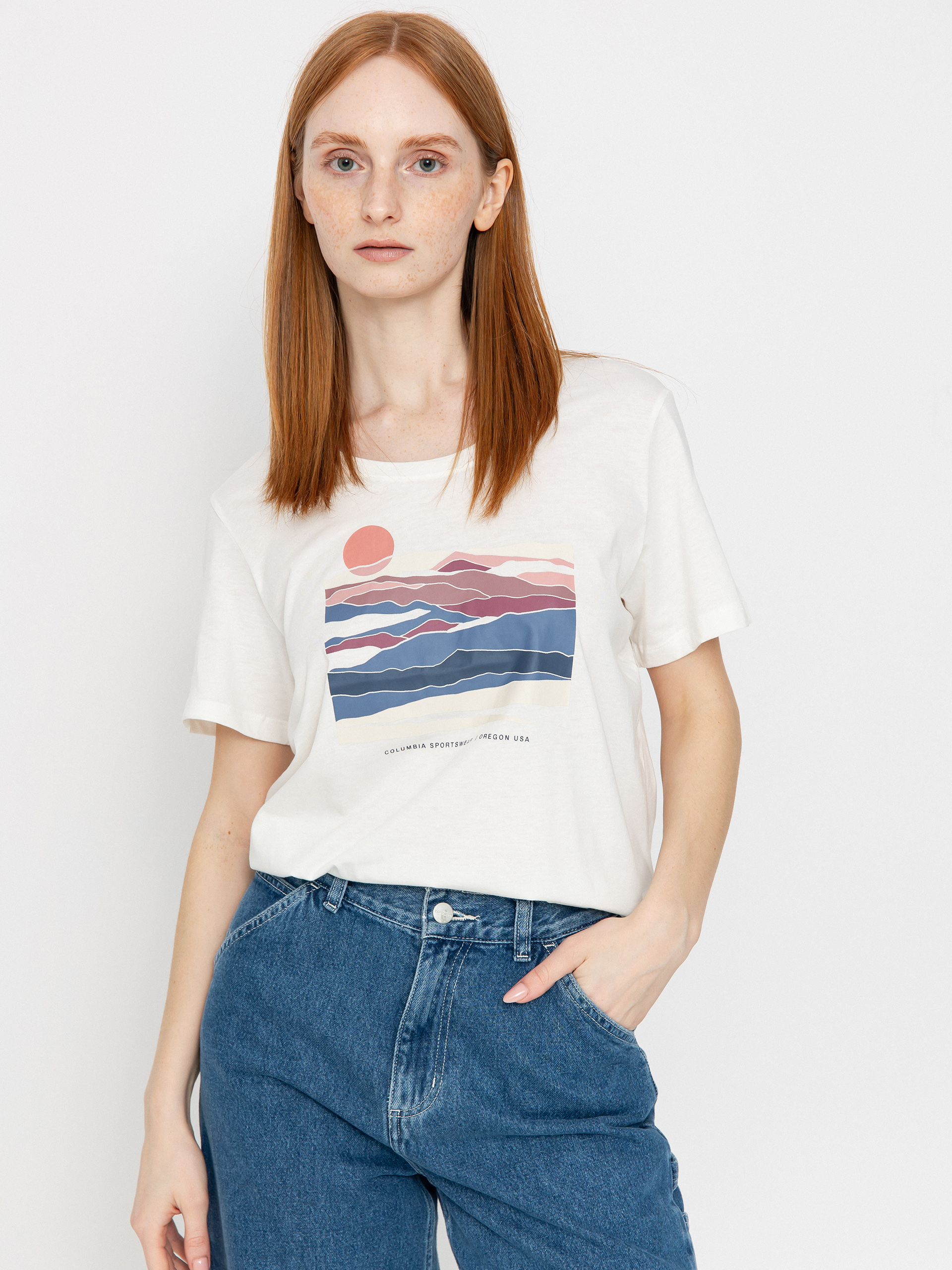 Columbia Ruby Springs Graphic Wmn T-Shirt (sea salt/foggy)