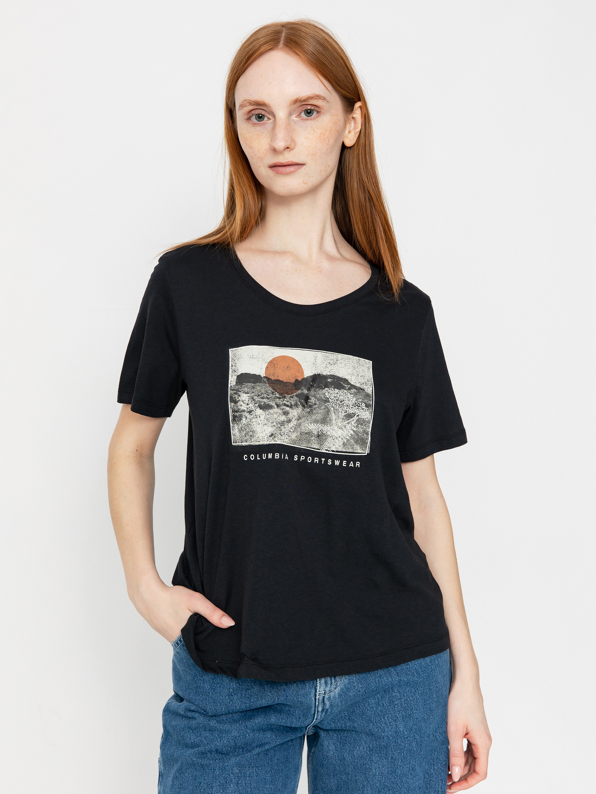 Columbia Ruby Springs Graphic Wmn T-Shirt (black/wanderlu)