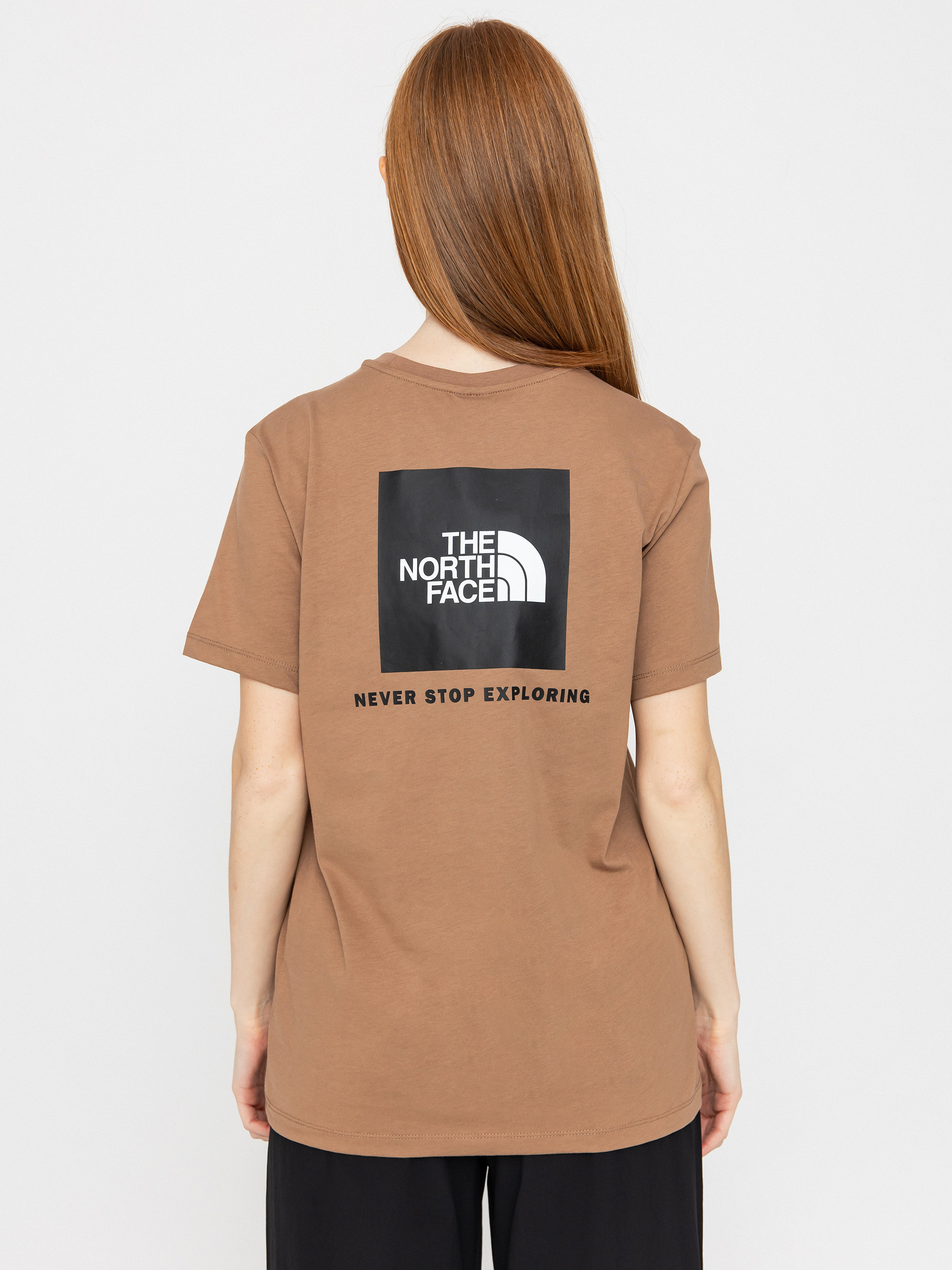 The North Face Box Nse Relaxed Wmn T-Shirt (latte/tnf white)