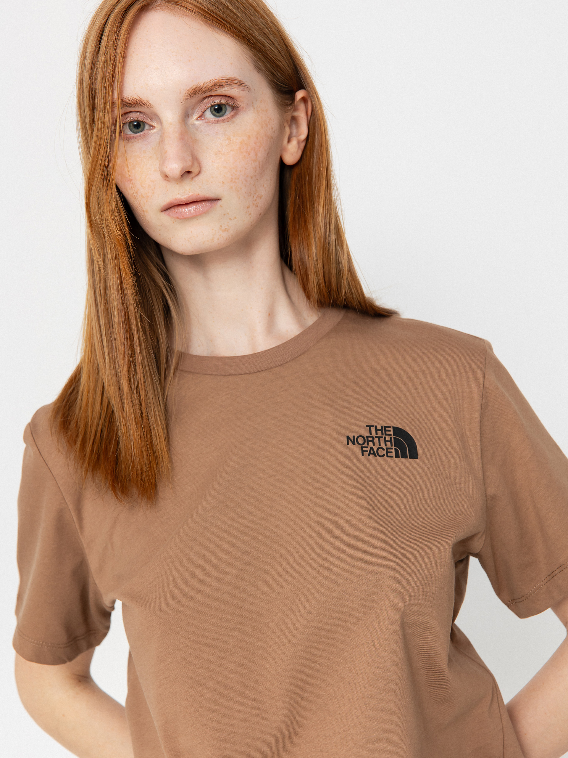 The North Face Box Nse Relaxed Wmn T-Shirt (latte/tnf white)