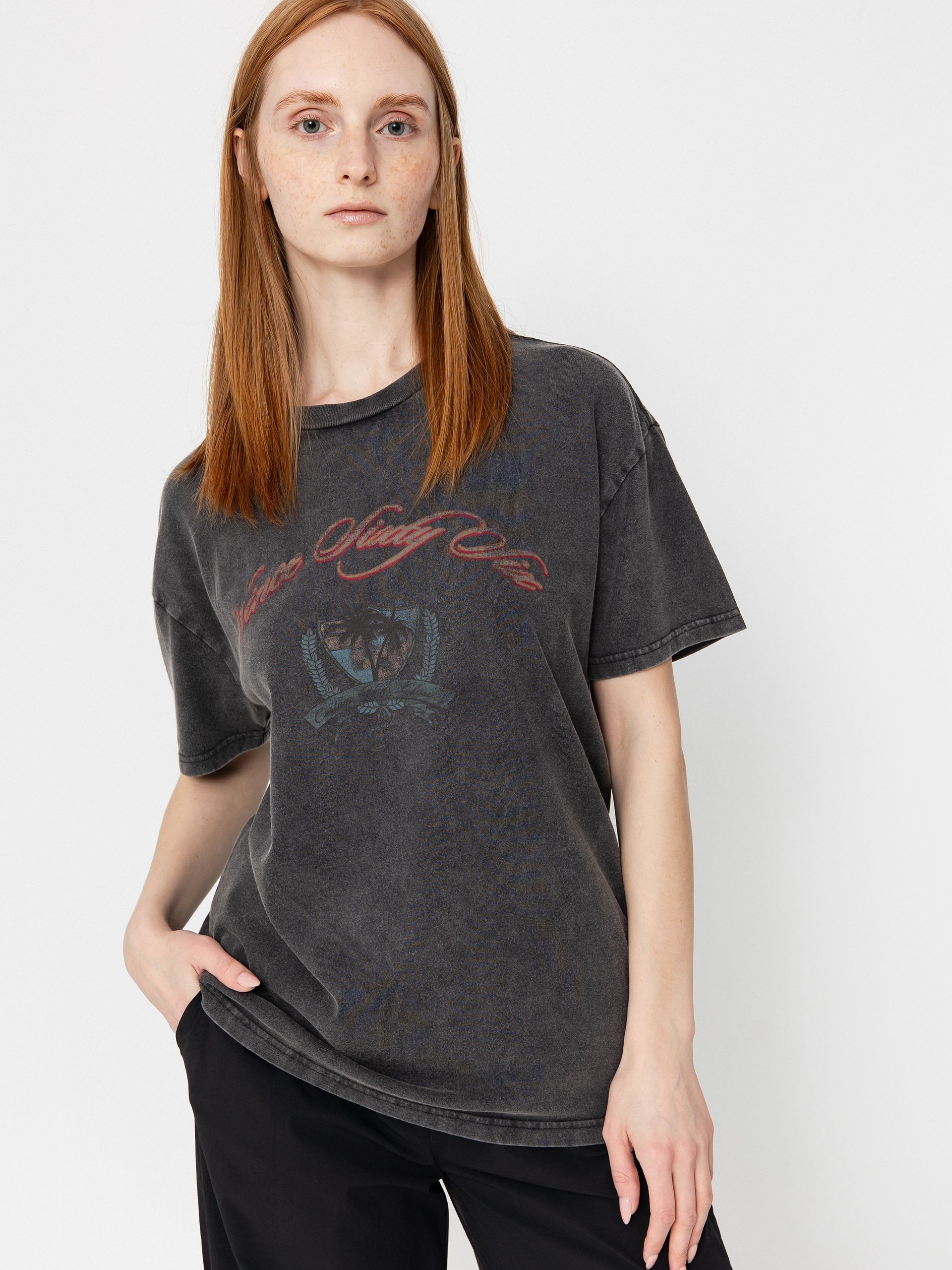 Vans T-Shirt Palm Impresa Oversized Wmn (black)