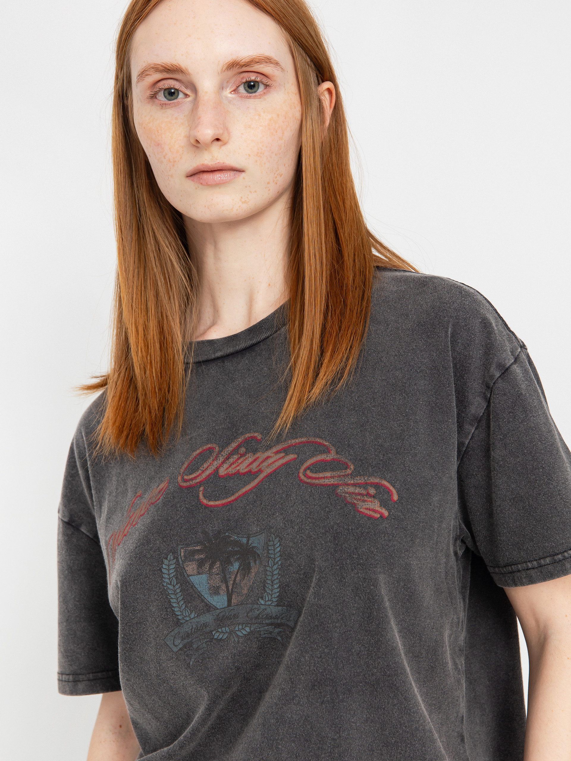 Vans T-Shirt Palm Impresa Oversized Wmn (black)