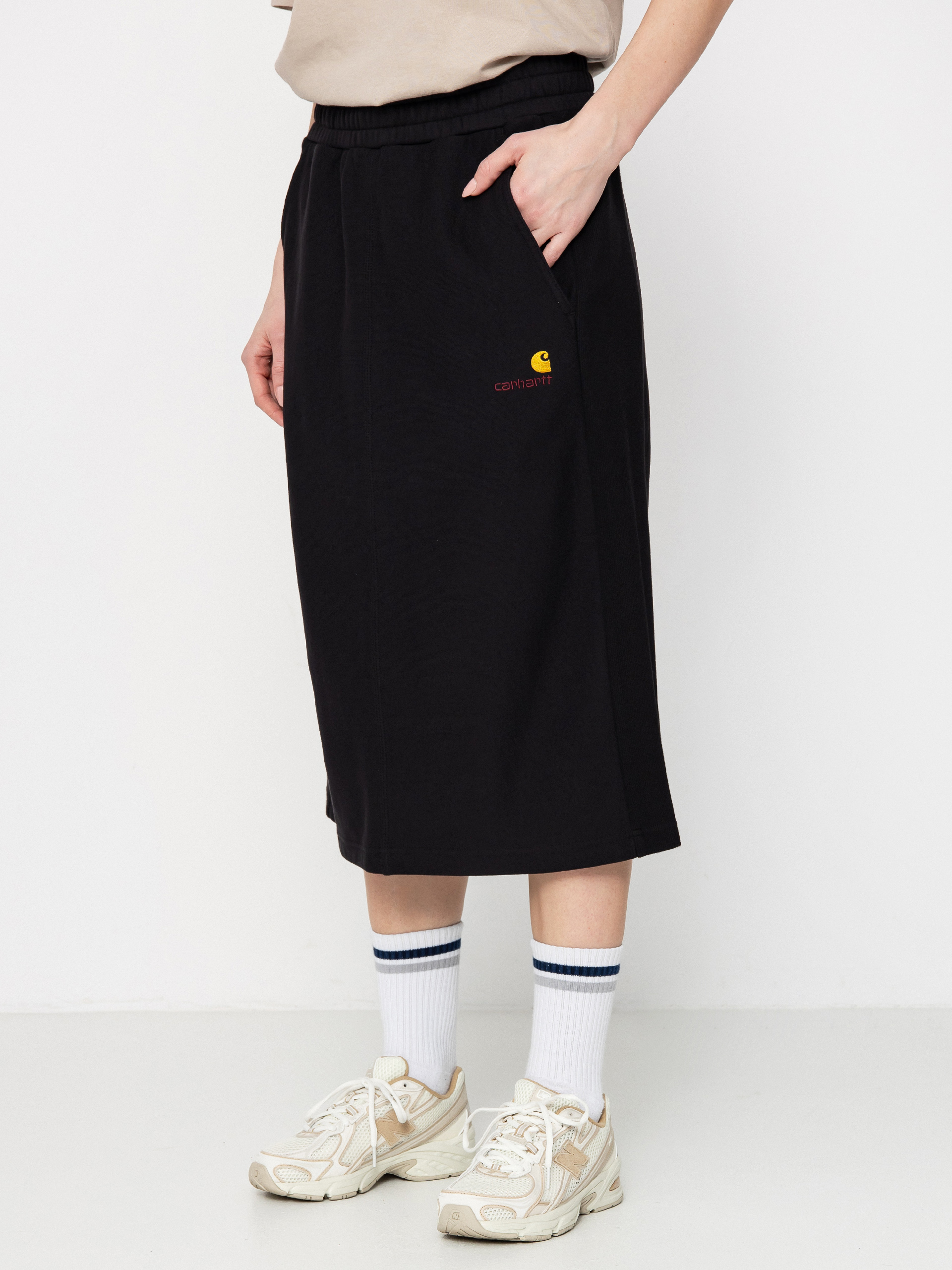 スカート Carhartt 'American Script' skirt Carhartt WIP Women's American Script Sweat Skirt | Ash