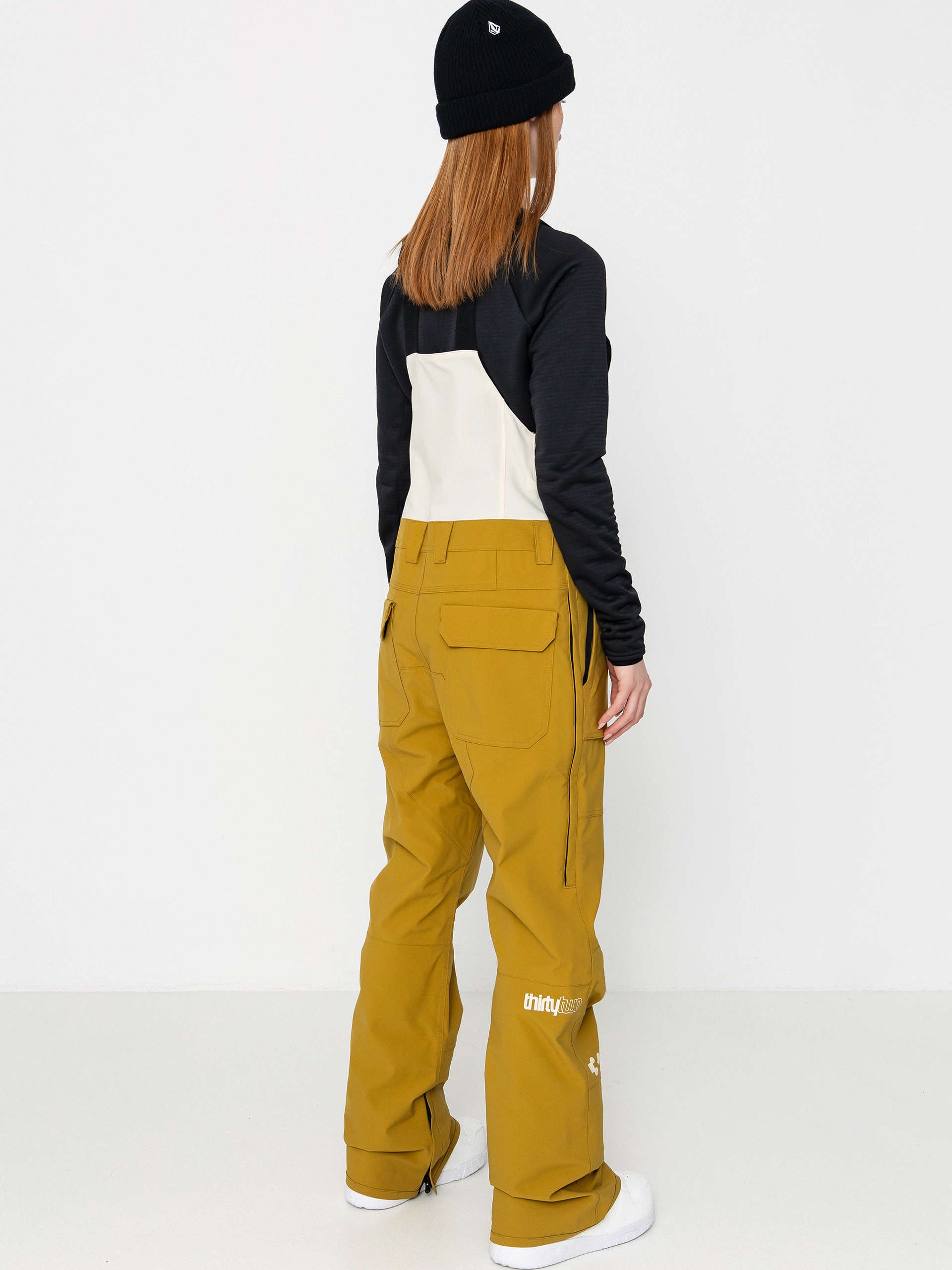 Womens ThirtyTwo Snowboard pants Basement Bib (tan)