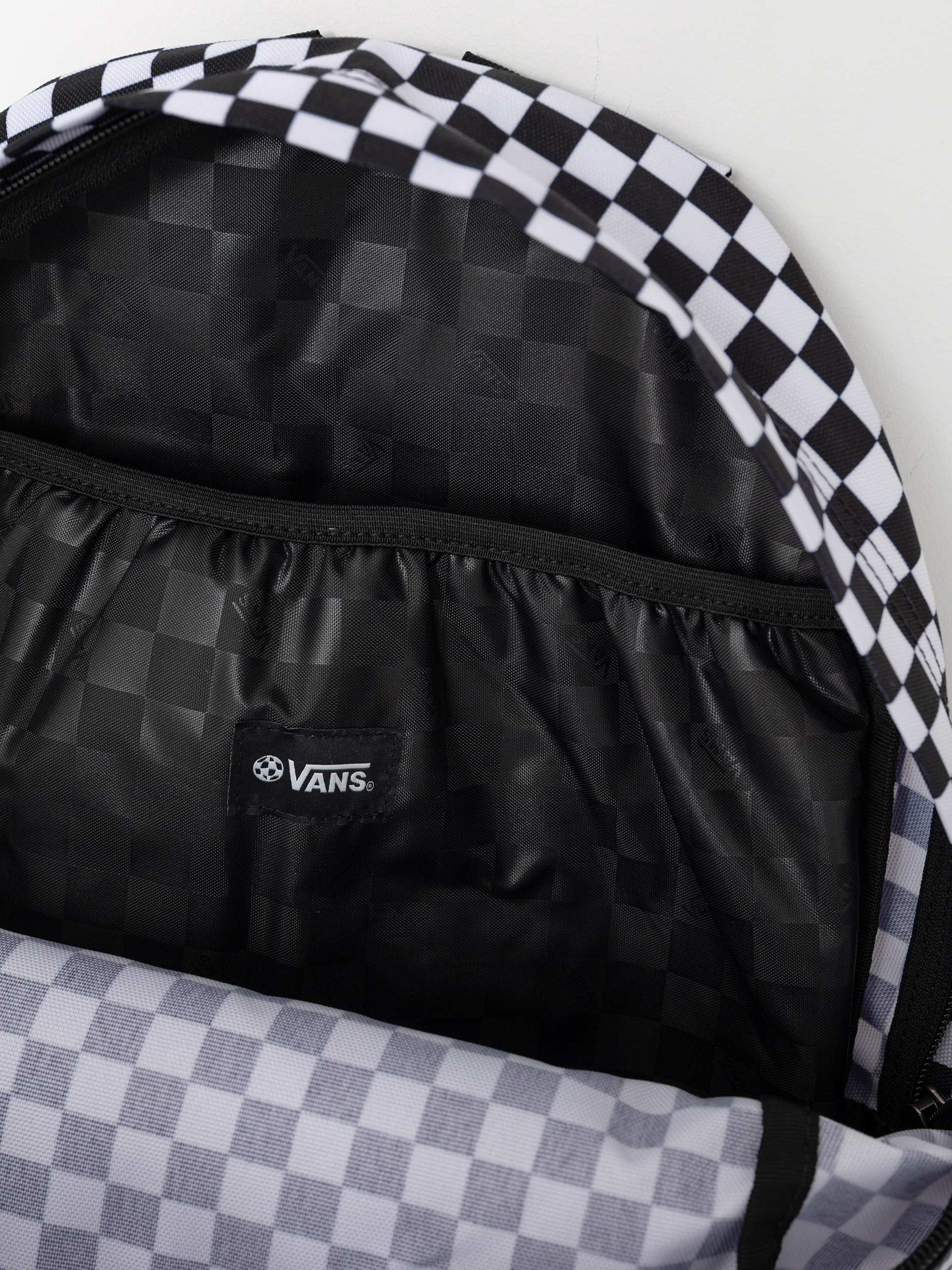 Vans Old Skool Grom Check Backpack (checkerboard black/white)