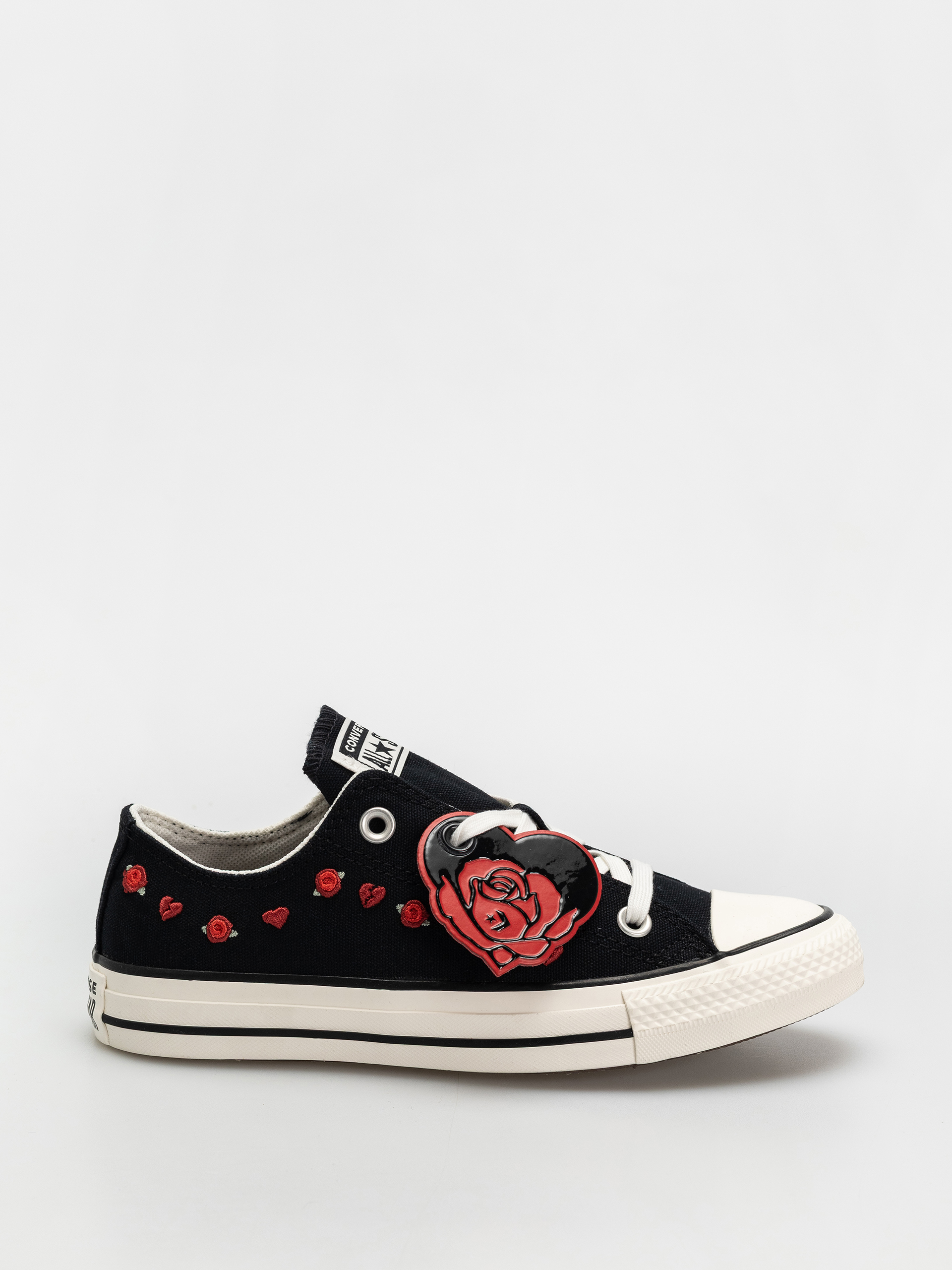 Converse Chuck Taylor All Star Ox Wmn Chucks (black/red/egret)