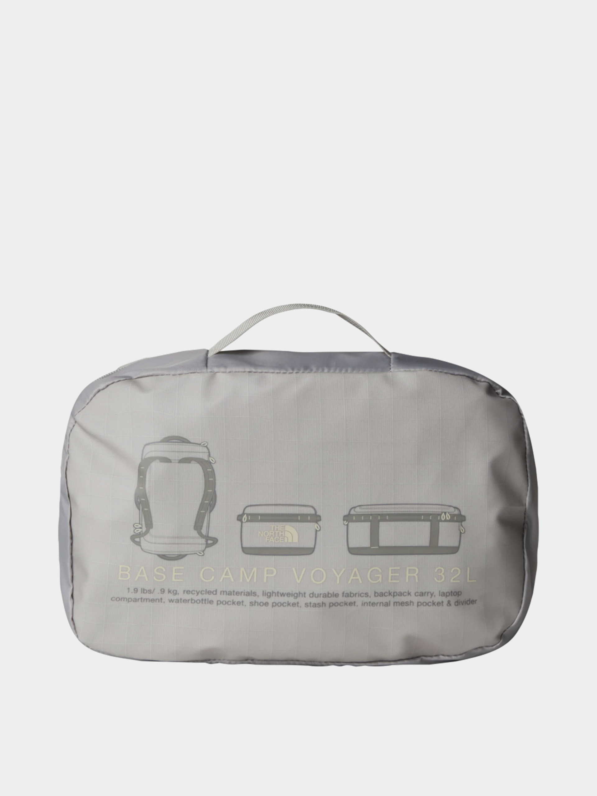 The North Face Tasche Base Camp Voyager Duffel 32L (soap stone/stone slab)