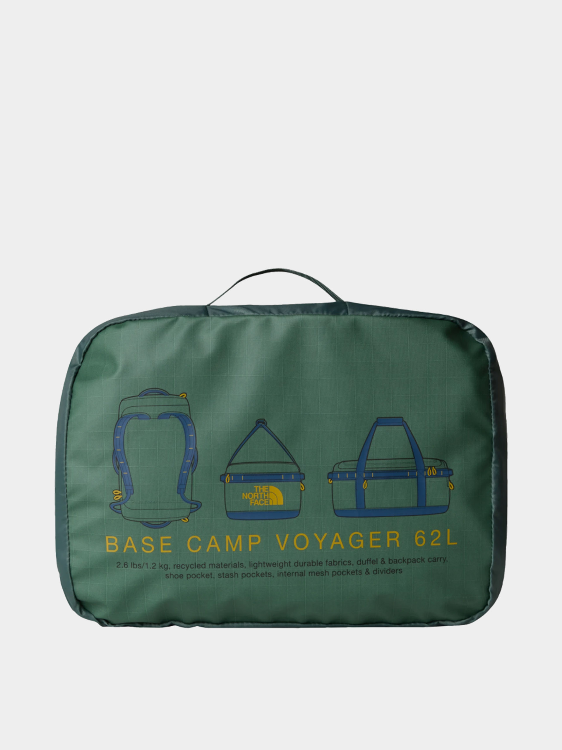 The North Face Bag Base Camp Voyager Duffel 62L - green (duck