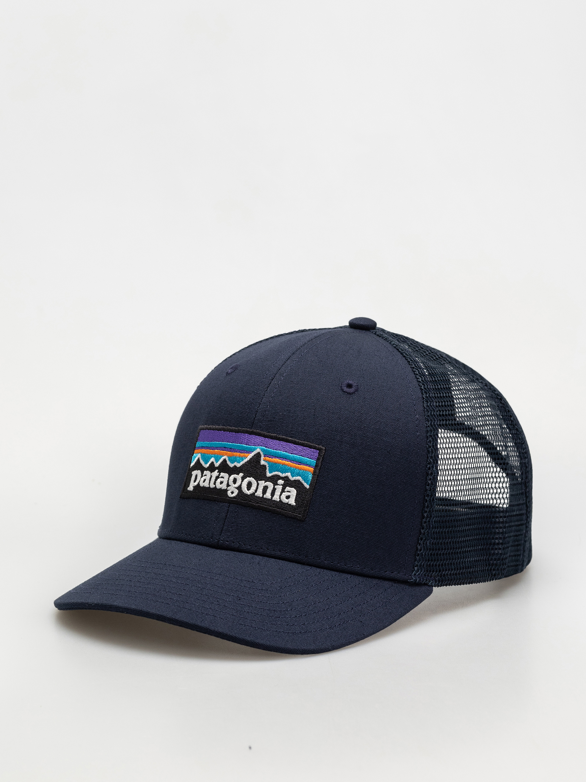 Patagonia P 6 Logo Trucker Cap (new navy)