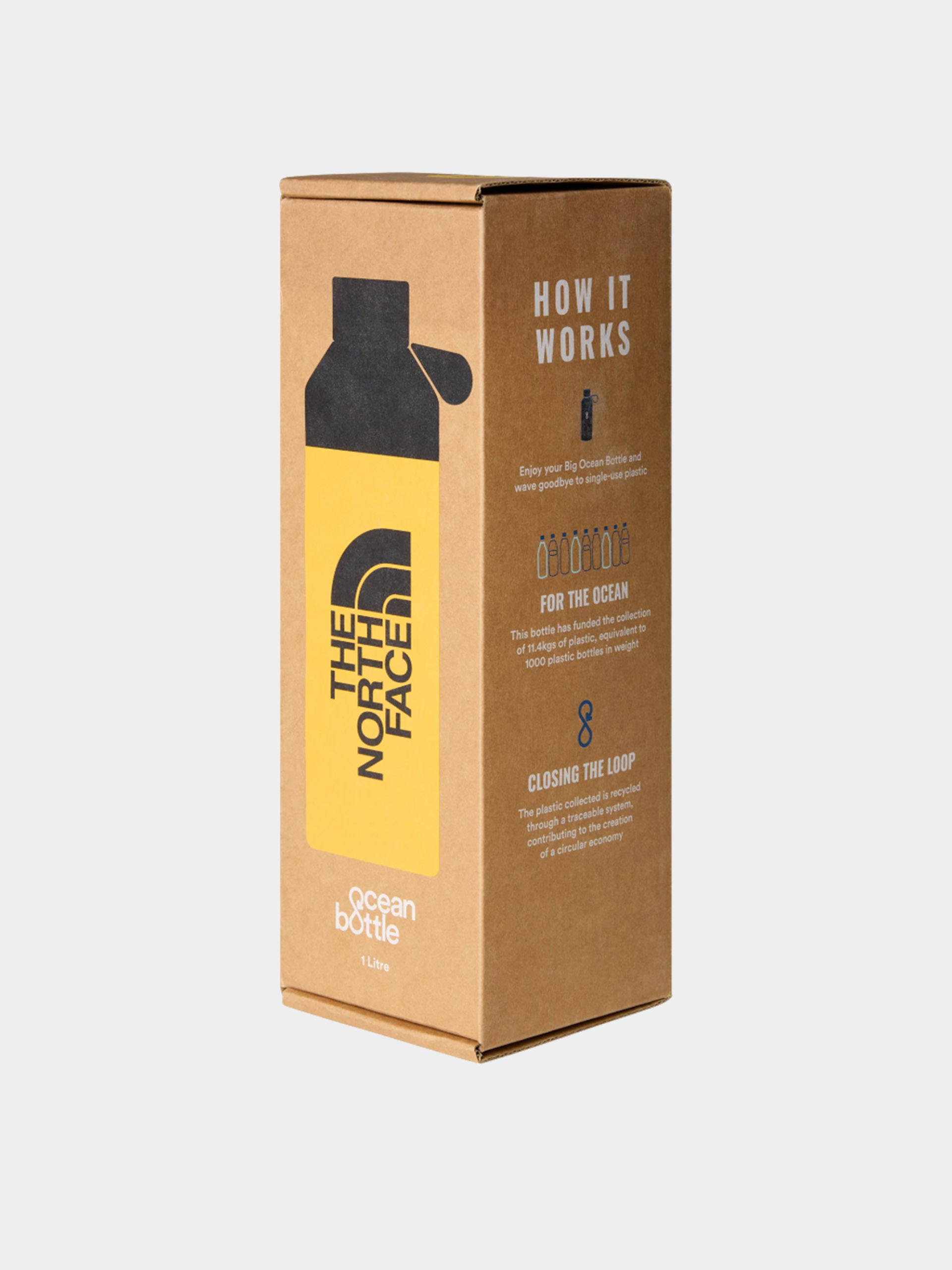 The North Face Bottle Water Bottle 1L (summit gold/tnf black)